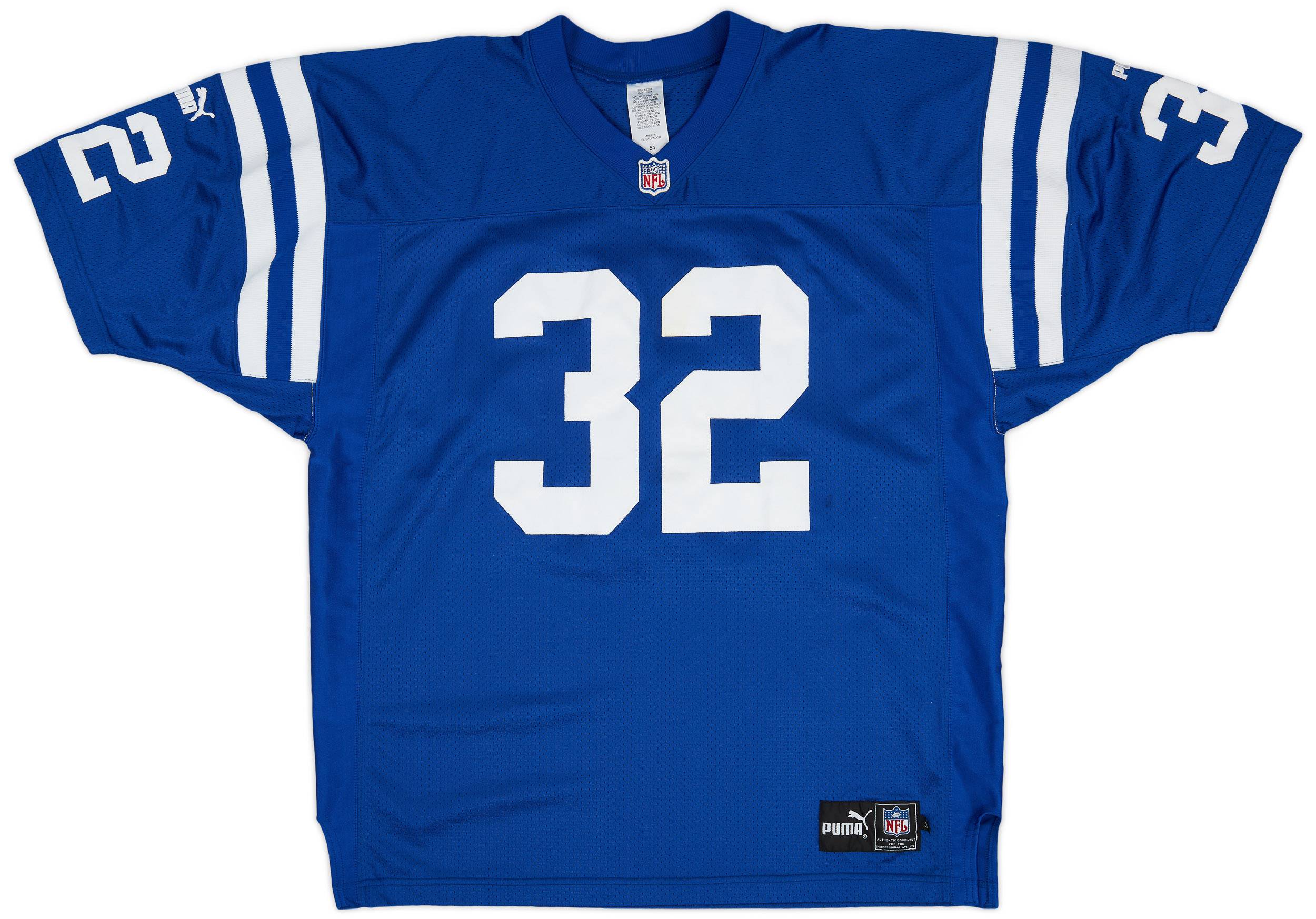 1999-00 Indianapolis Colts James #32 Authentic Puma Home Jersey (Excellent) 3XL