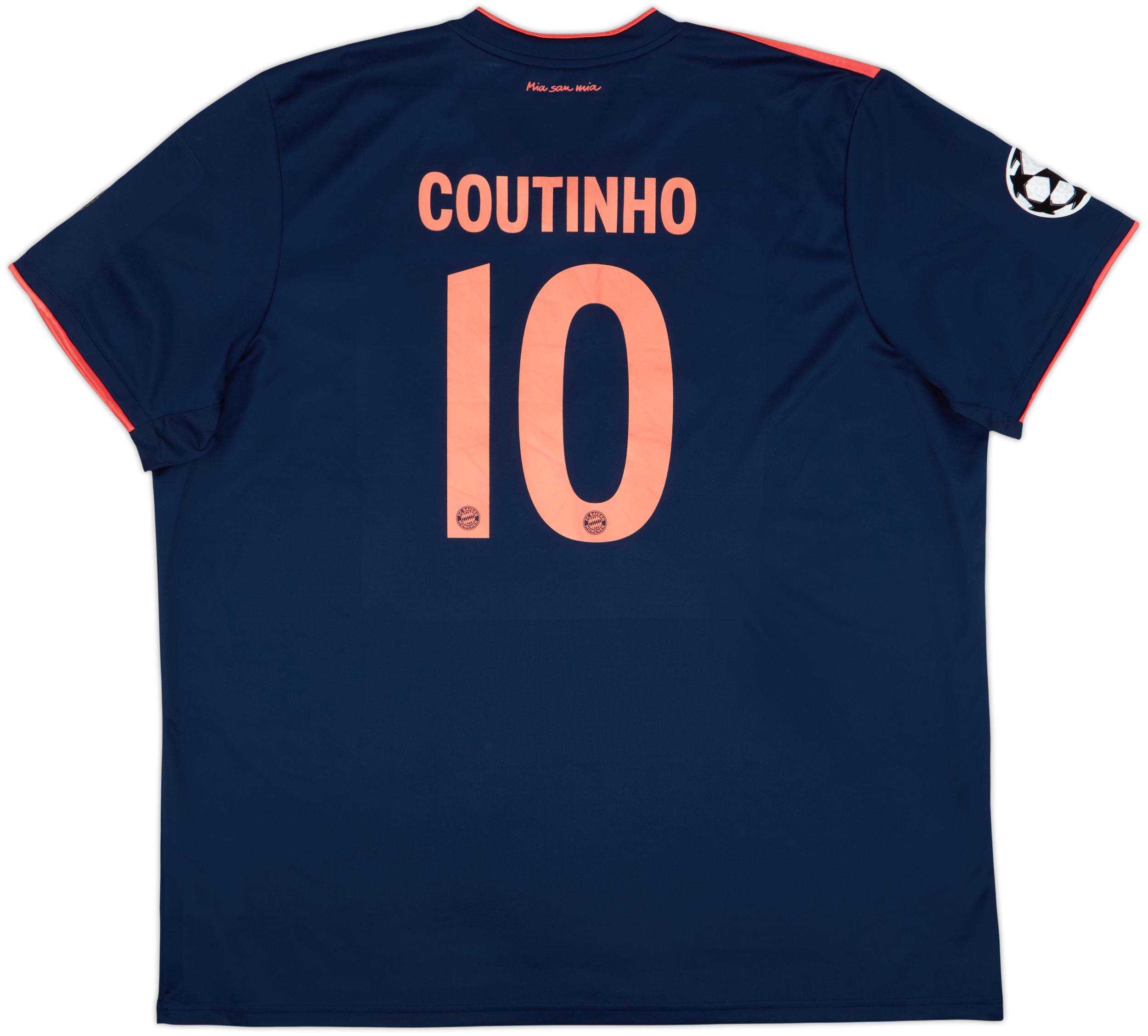 2019-20 Bayern Munich Third Shirt Coutinho #10 - 8/10 - (3XL)