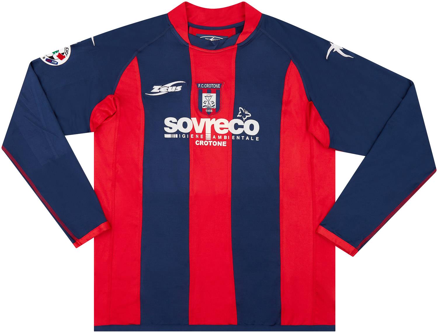2006-07 Crotone Match Issue Home L/S Shirt Tisci #29