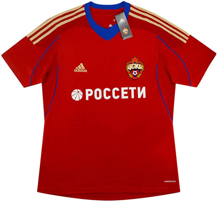 2013-14 CSKA Moscow Player Issue Home Domestic Shirt