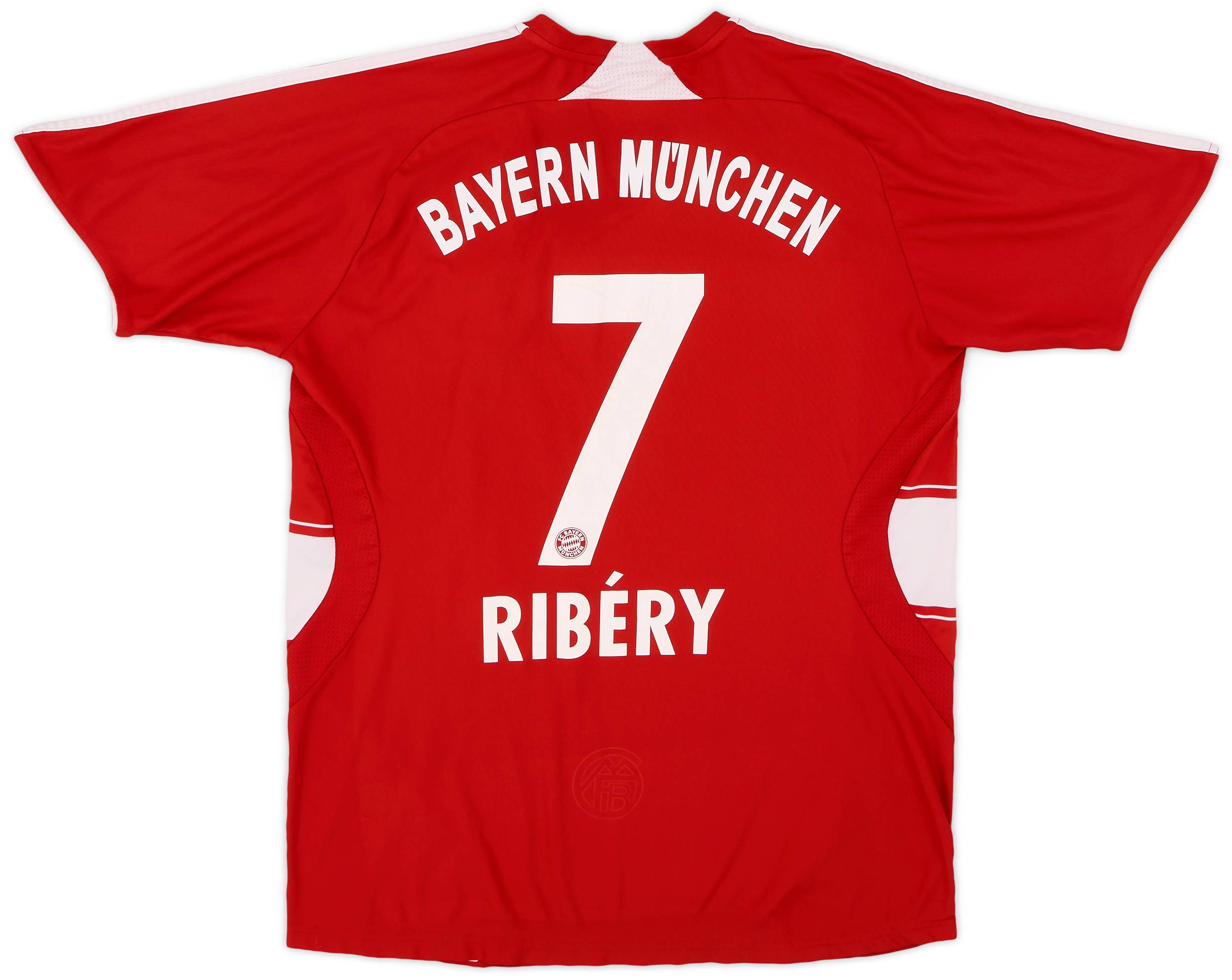 2007-08 Bayern Munich Home Shirt Ribery #7 - 6/10 - (XL.Boys)