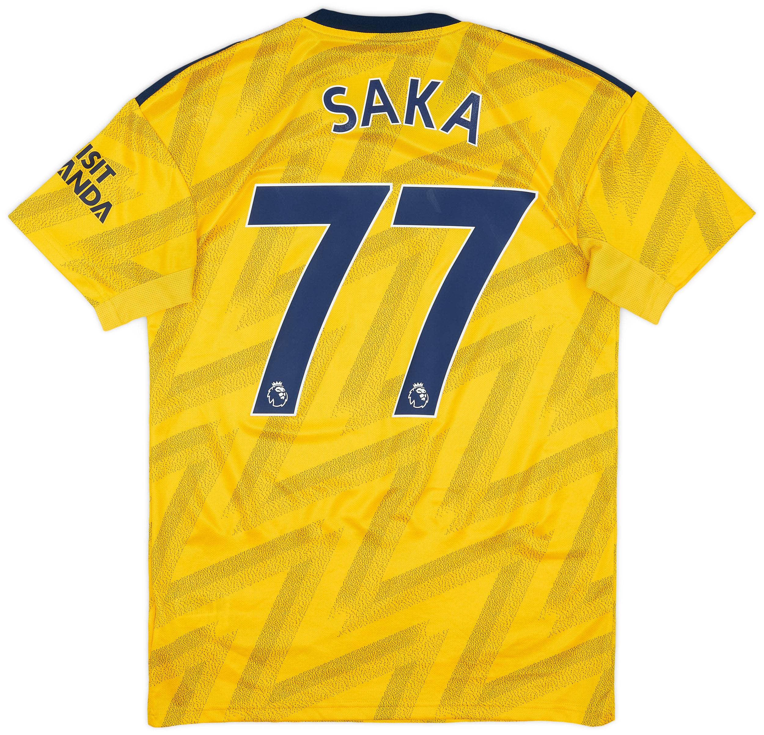 2019-20 Arsenal Away Shirt Saka #77 - 9/10 - (S)