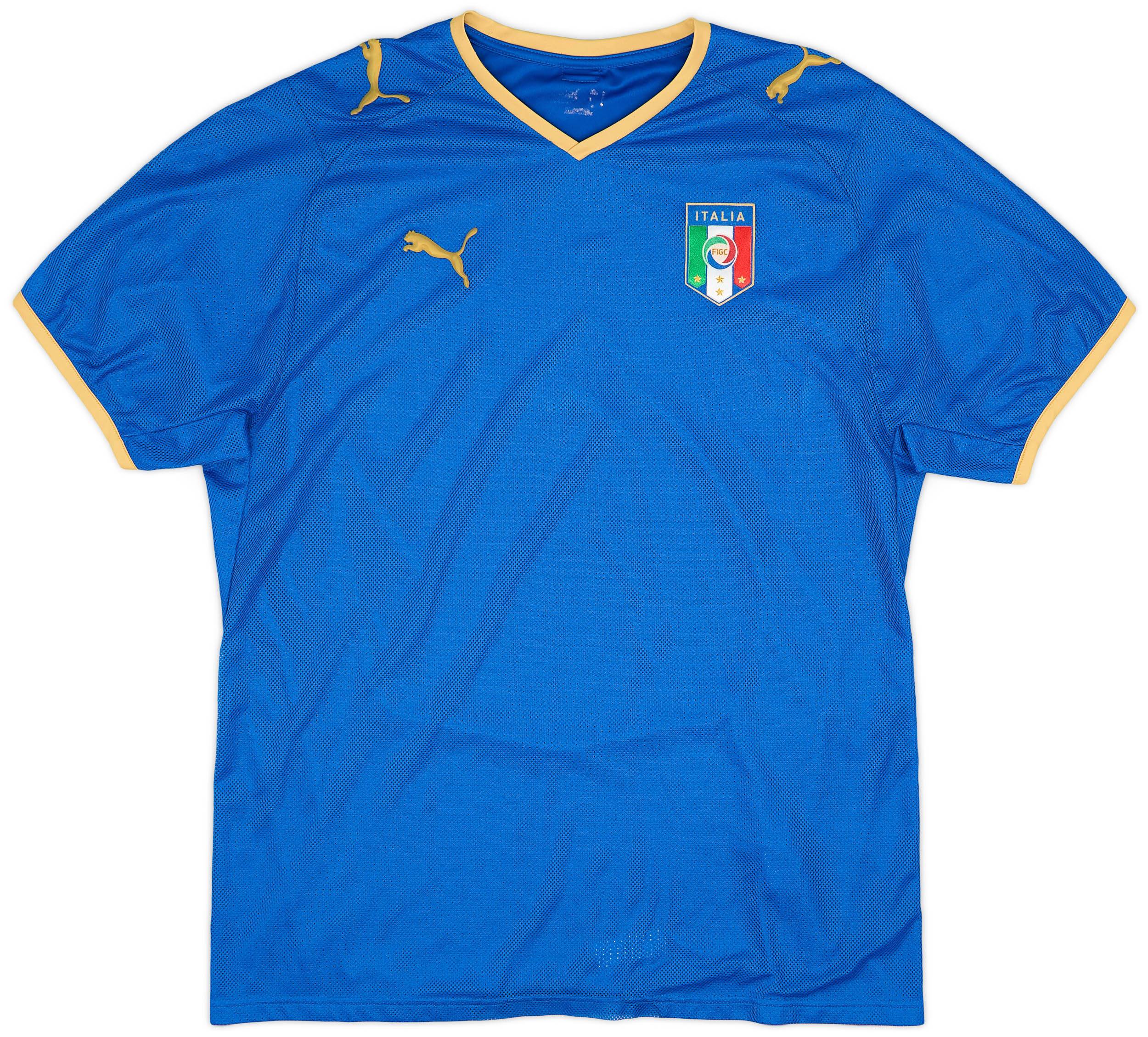 2007-08 Italy Home Shirt - 8/10 - (L)
