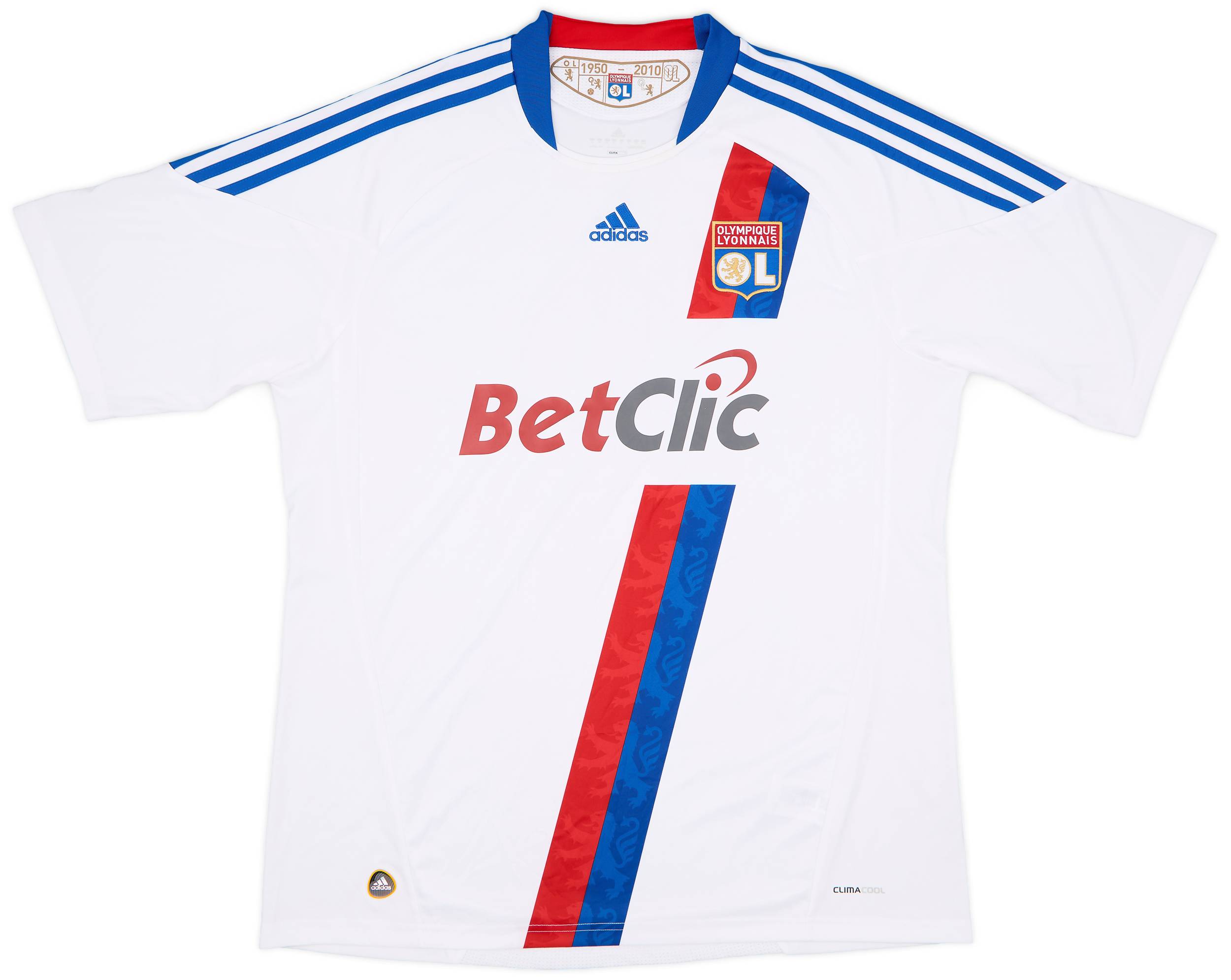 2010-11 Lyon Home Shirt - 8/10 - (XL)