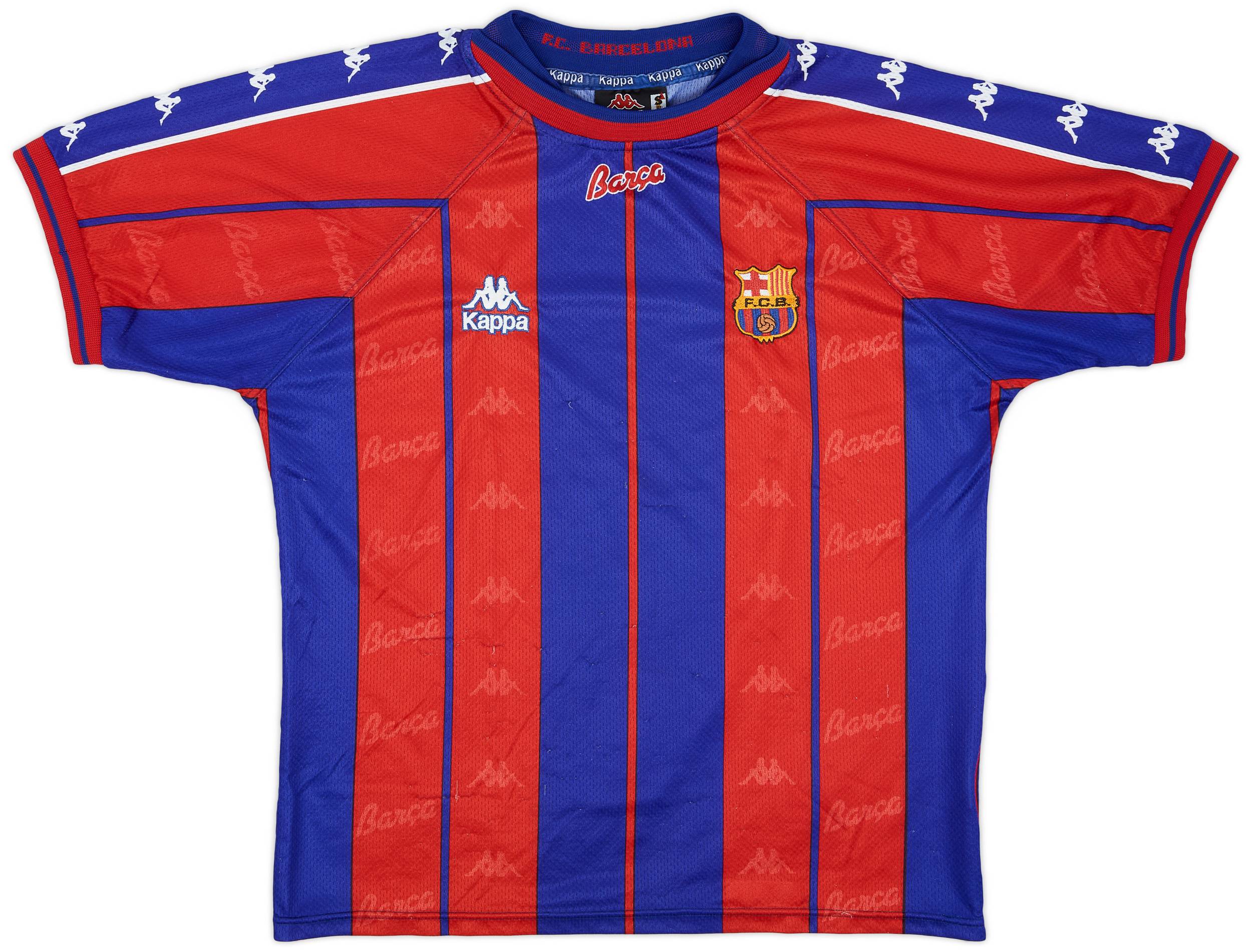 1997-98 Barcelona Home Shirt - 7/10 - (S)