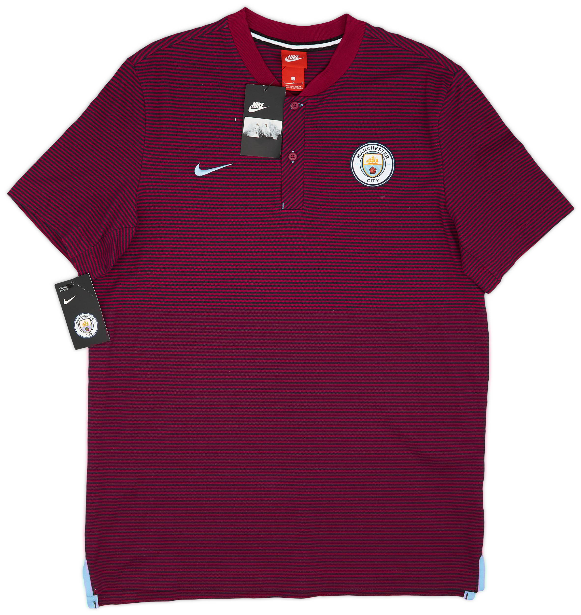 2017-18 Manchester City Nike Polo Shirt (L)