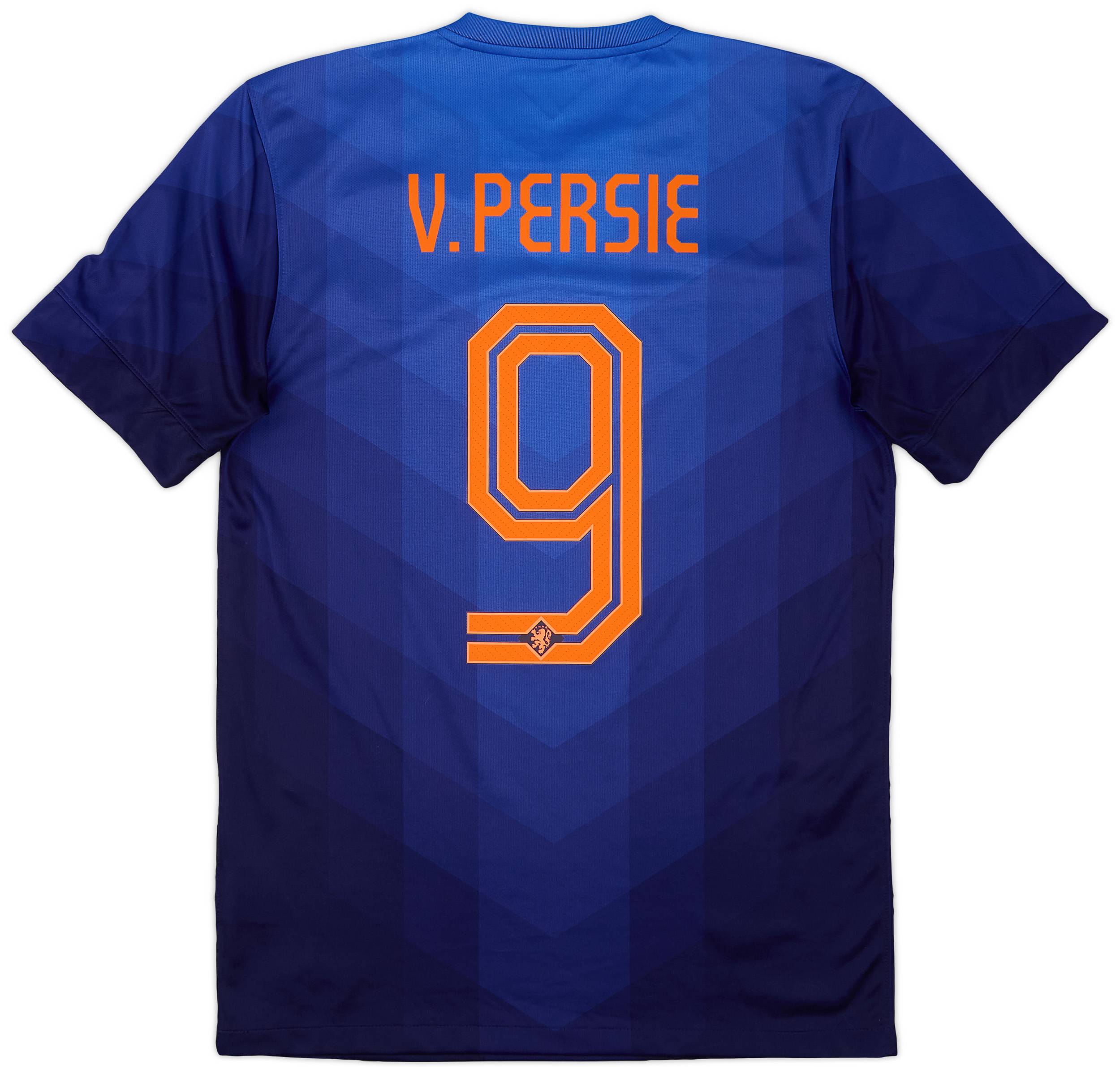 2014-15 Netherlands Away Shirt V. Persie #9 - 9/10 - (S)