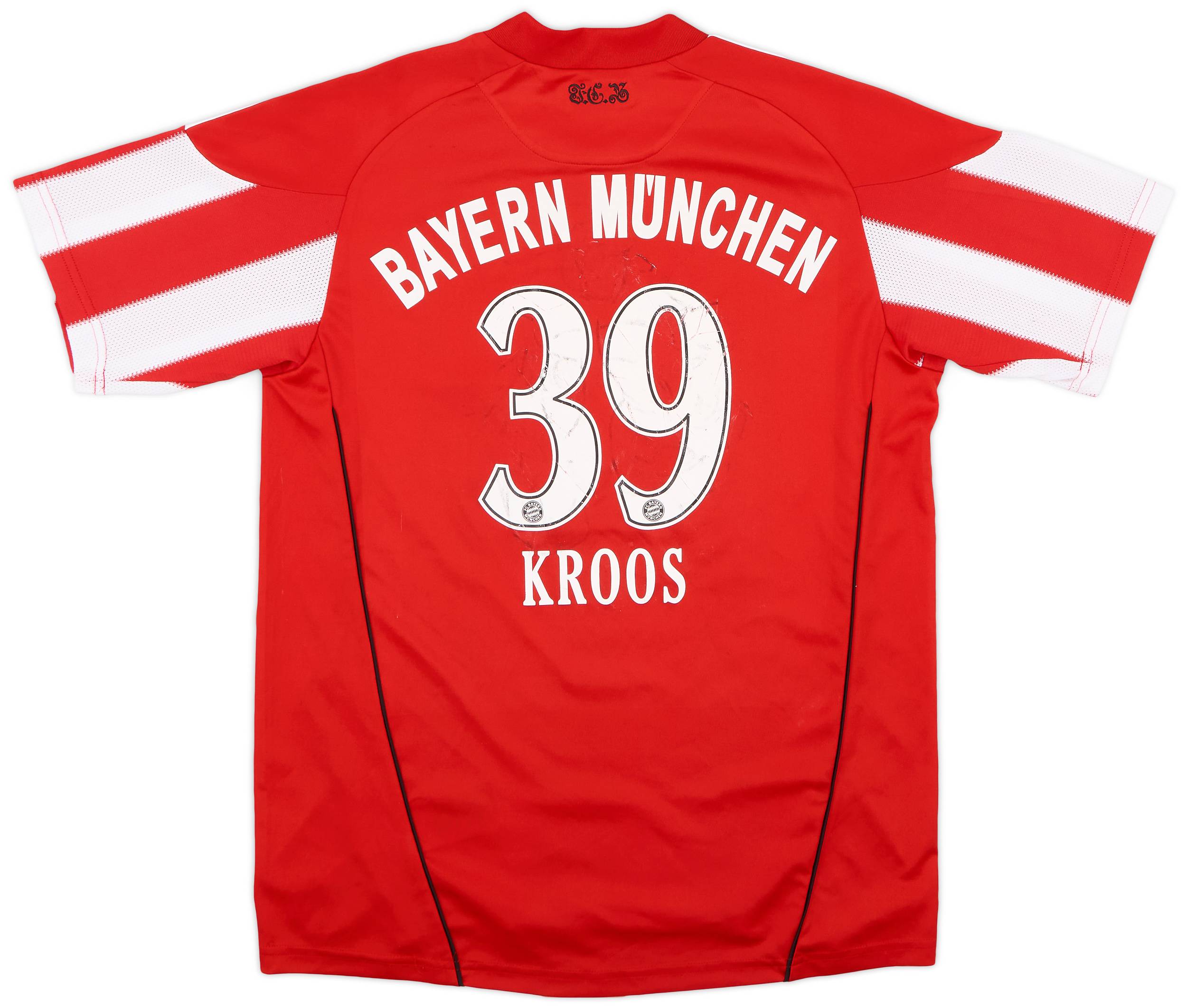 【オープニングセール】 #39 Kroos Shirt Home Munich Bayern 2010-11 - (L.Boys) - 4/10 ウェア