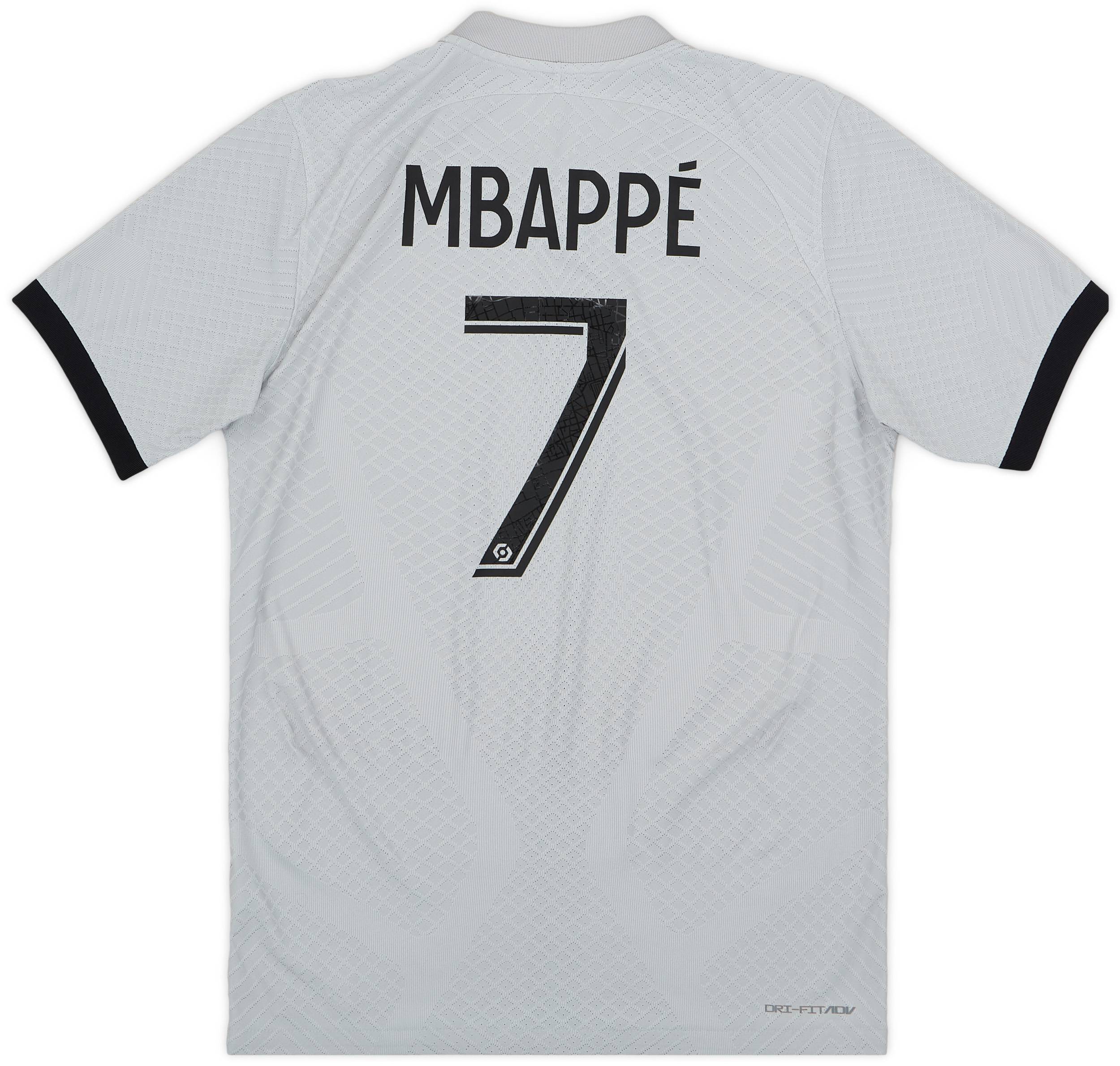 2022-23 Paris Saint-Germain Authentic Away Shirt Mbappe #7 - 9/10 - (S)