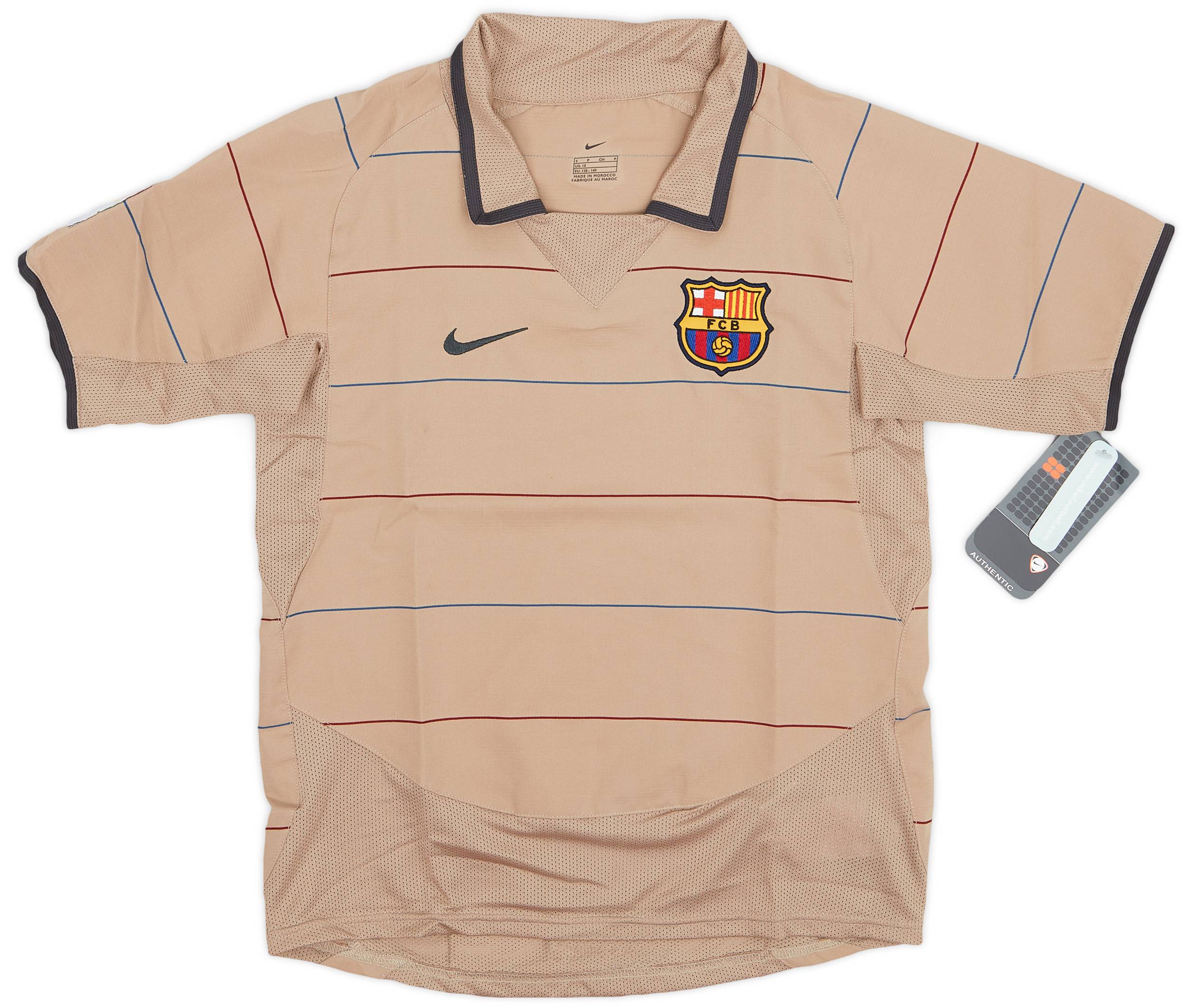 2003 05 Barcelona Away Shirt S.Boys