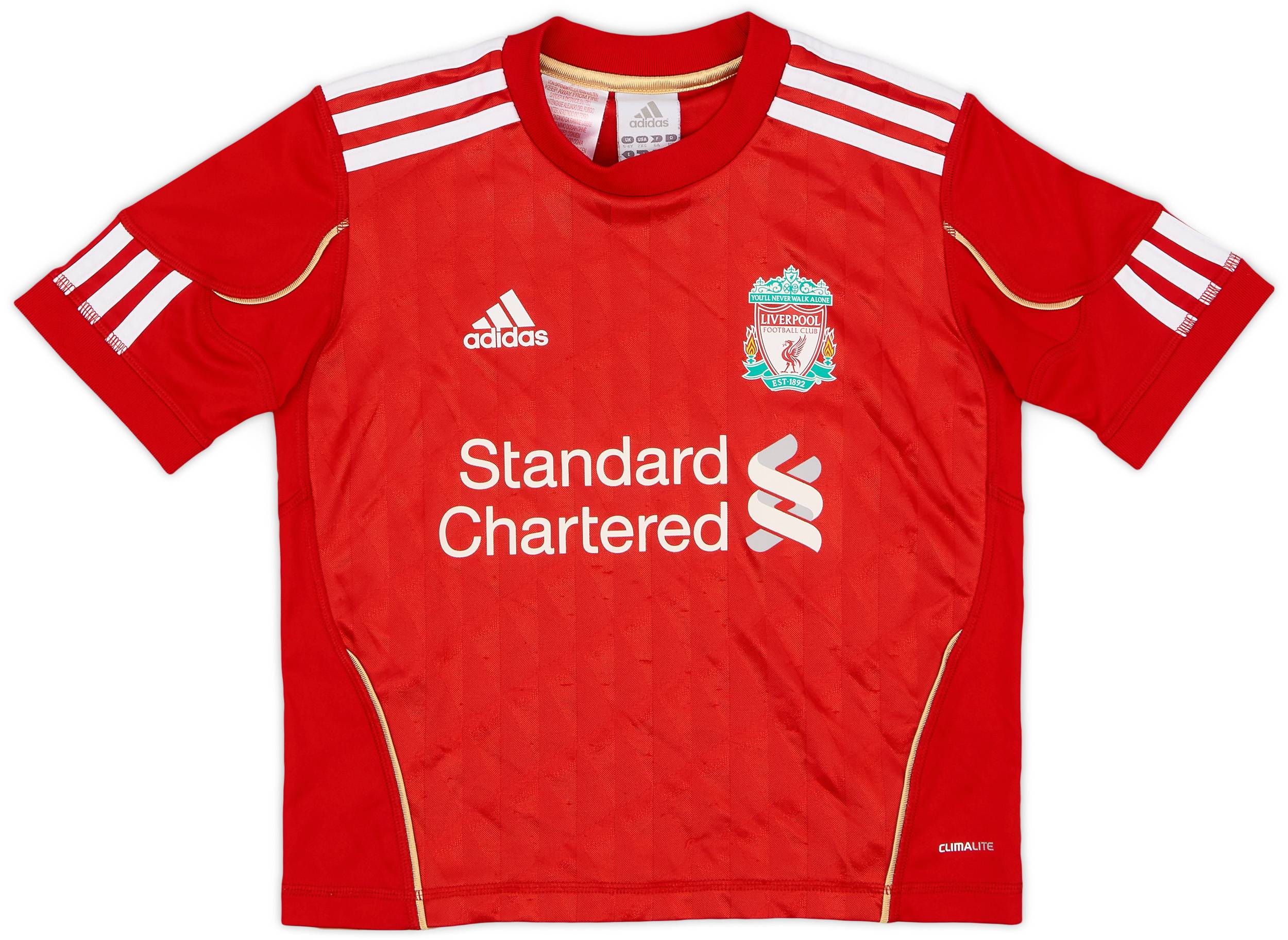 2010-12 Liverpool Home Shirt - 7/10 - (5-6 Years)