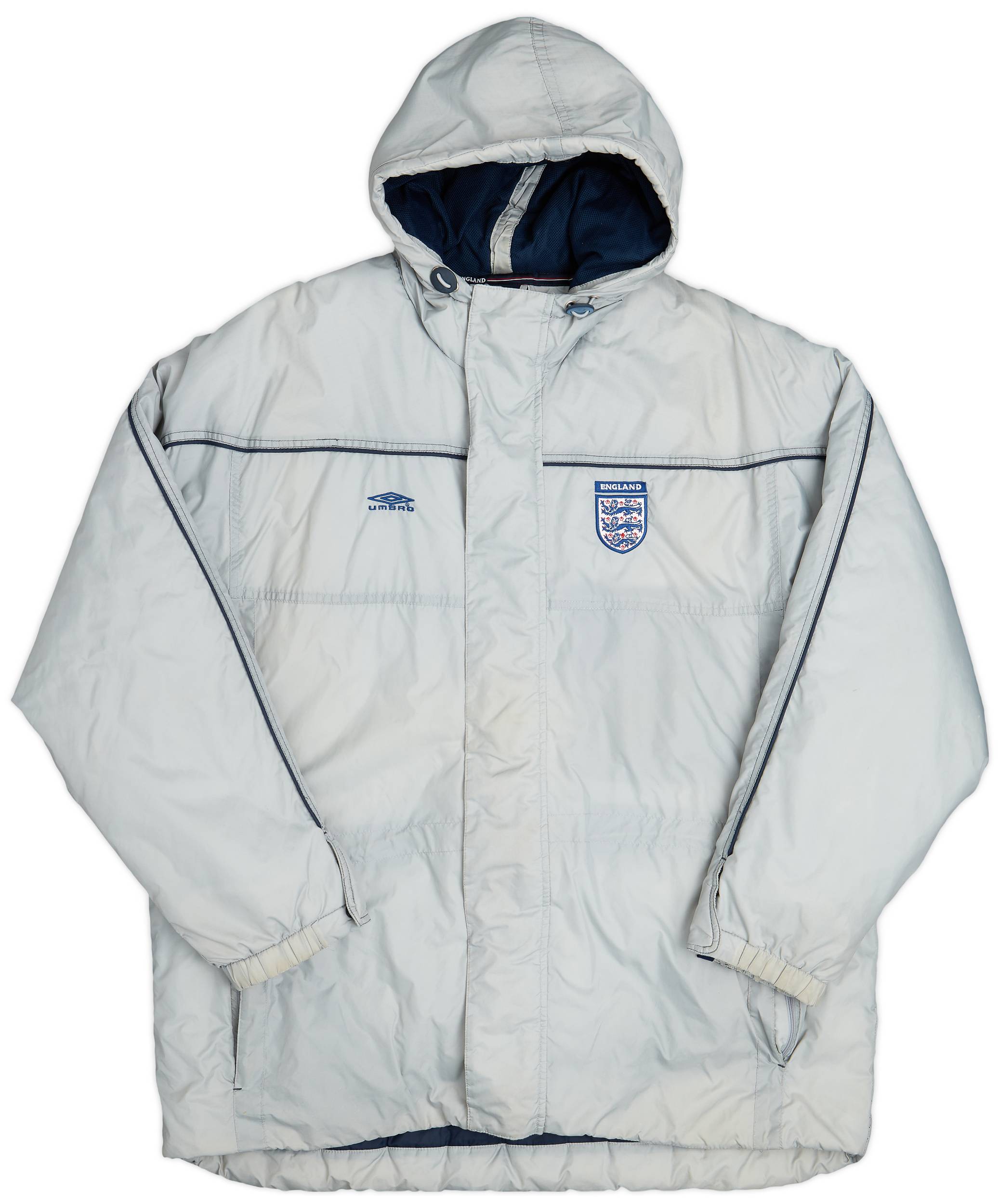 2004-06 England Umbro Padded Bench Coat - 6/10 - (L)