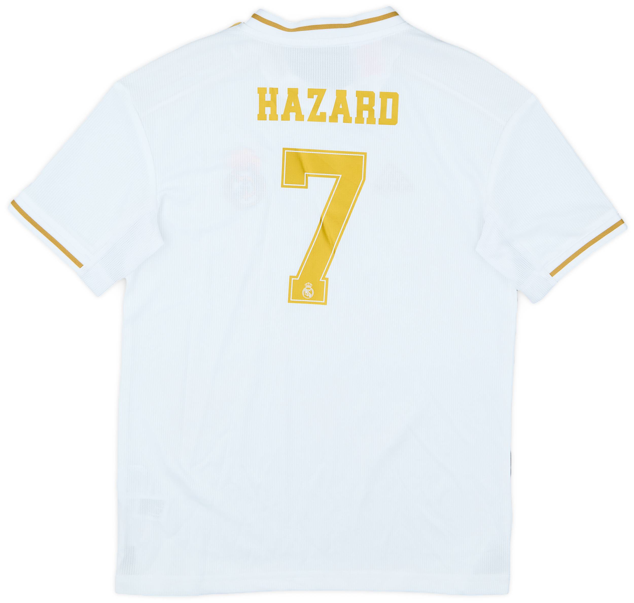 2019-20 Real Madrid Home Shirt Hazard #7 - 9/10 - (M.Boys)