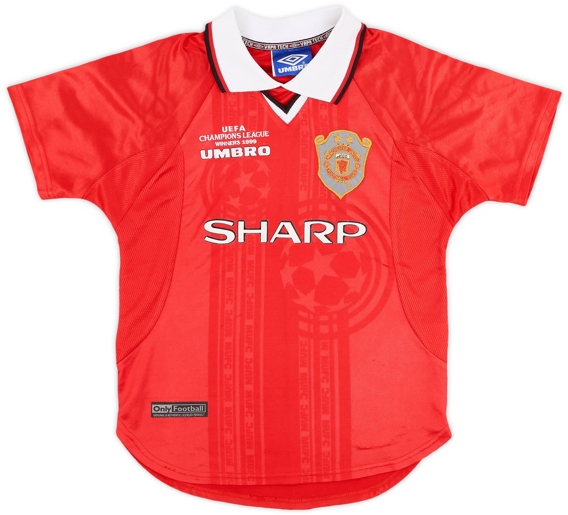 1999-00 Manchester United 'CL Winners' Shirt - 8/10 - (M.Boys)