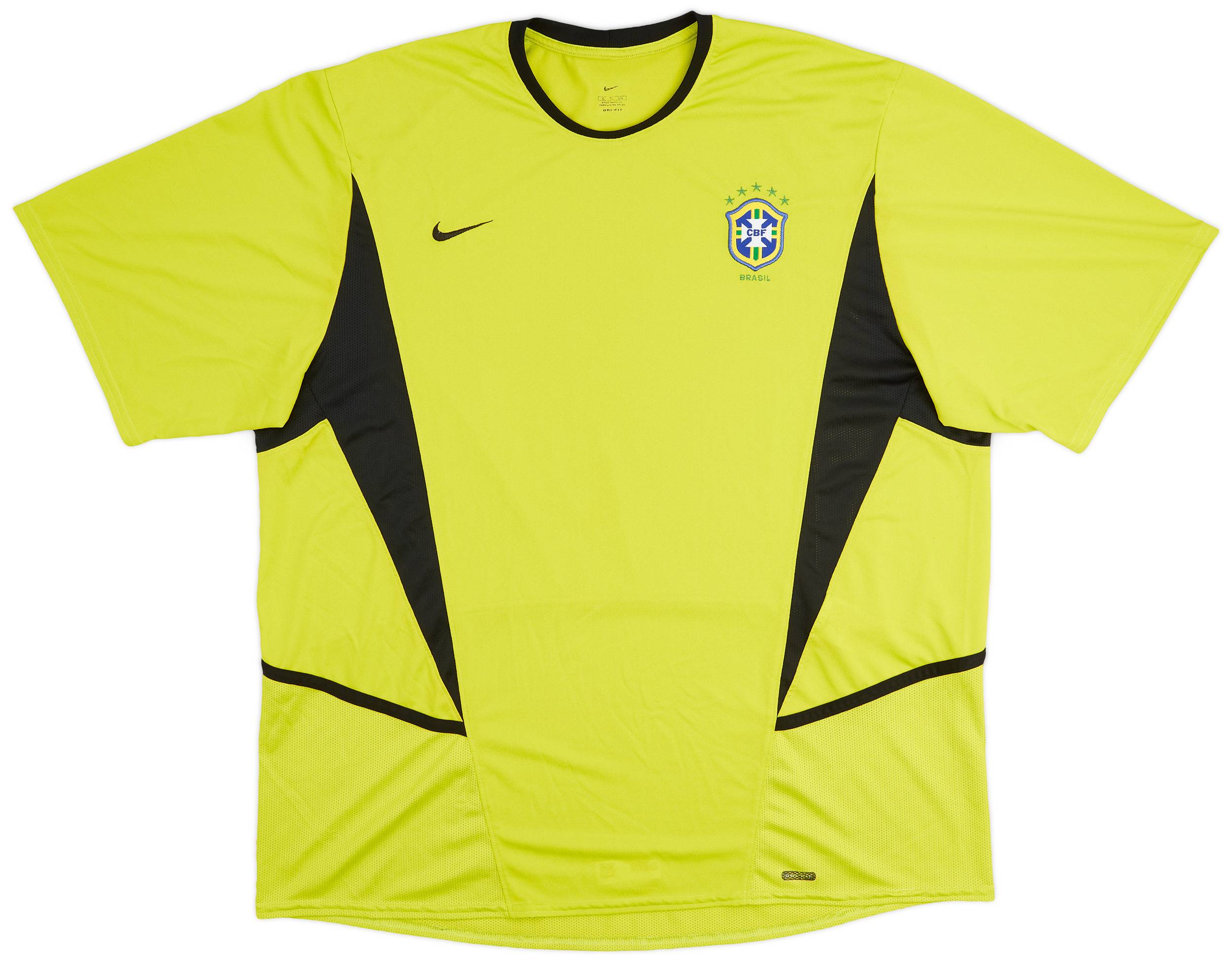 2002-04 Brazil GK S/S Shirt - 9/10 - (XL)