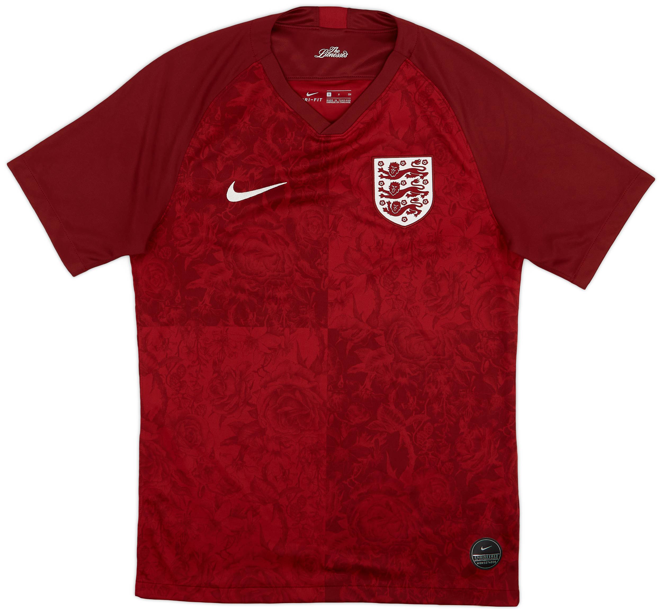 2019 England Lionesses Away Shirt - 10/10 - (Men's S)