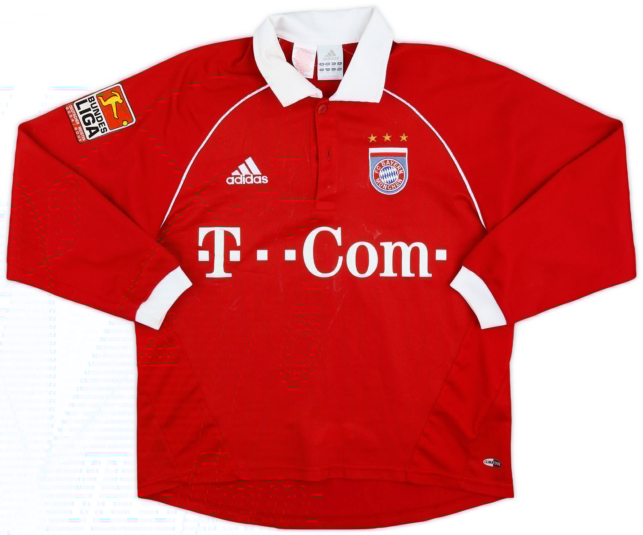 2005-06 Bayern Munich Home L/S Shirt Makaay #10 - 4/10 - (XL
