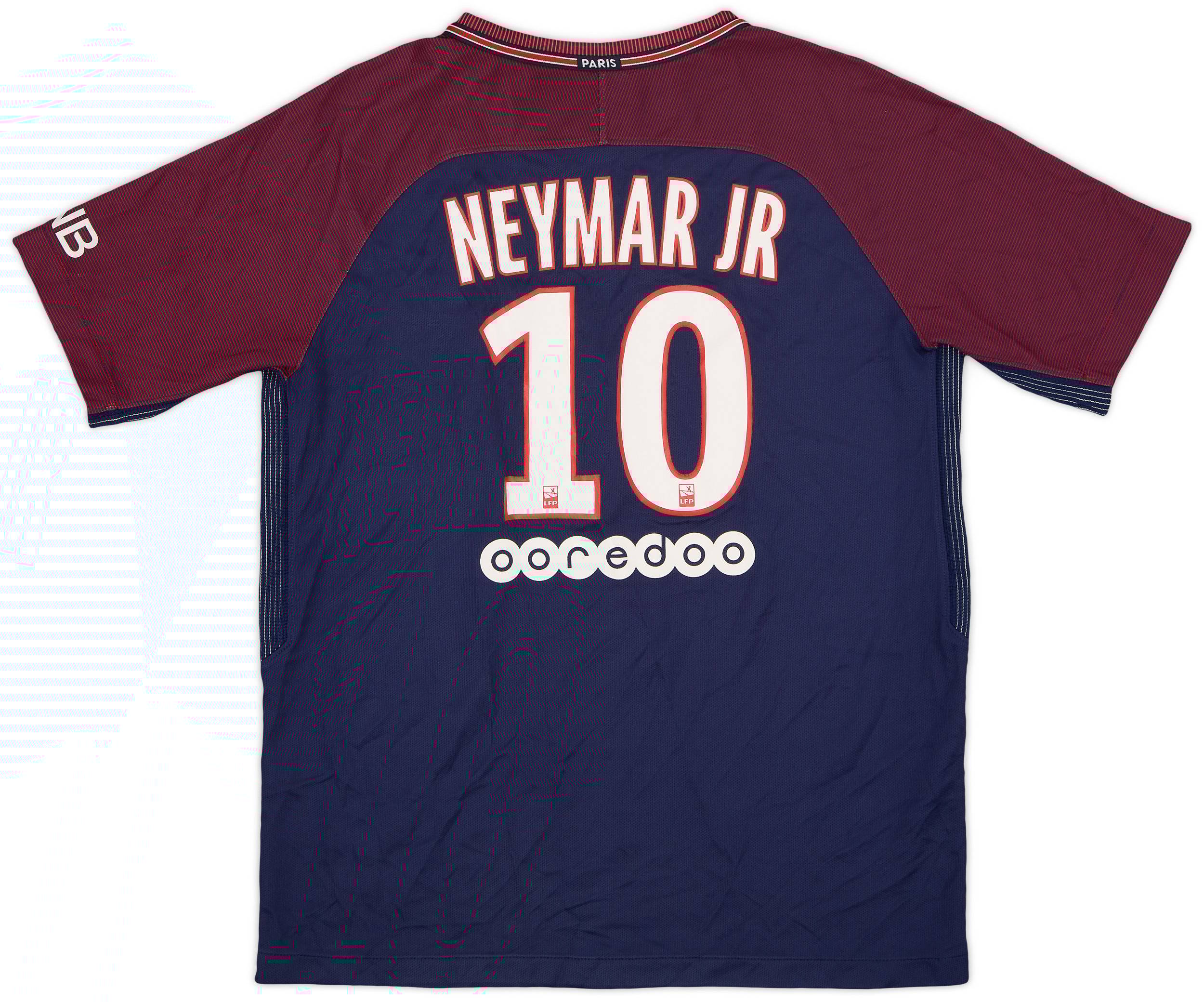2017-18 Paris Saint-Germain Home Shirt Neymar JR #10 - 7/10 - (XL.Boys)