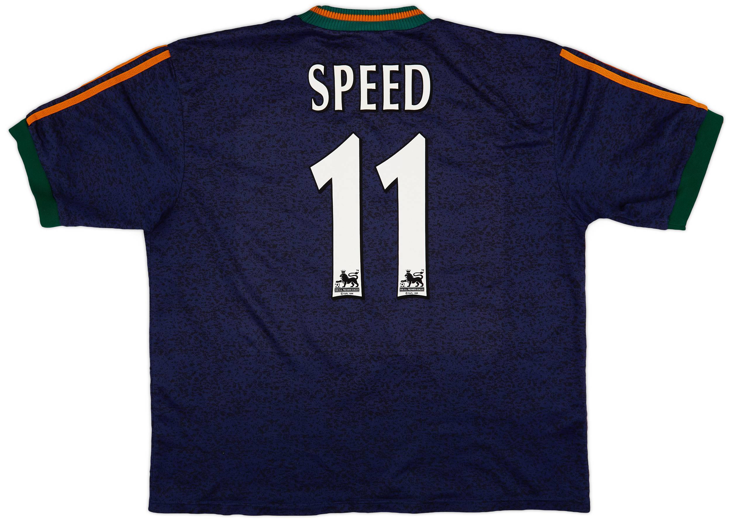 1997-98 Newcastle Away Shirt Speed #11 - 7/10 - (XXL)