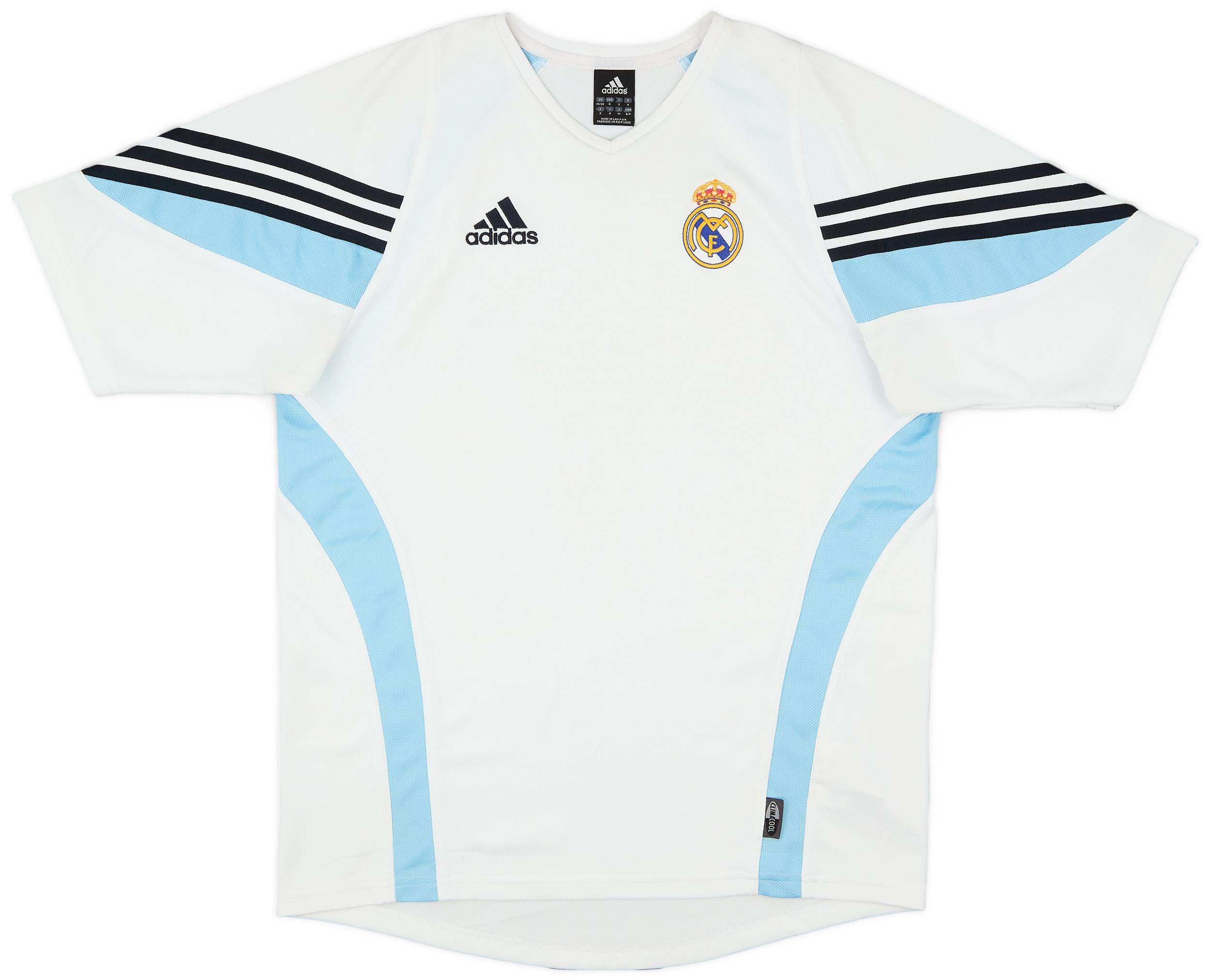 2003-04 Real Madrid adidas Training Shirt - 8/10 - (S/M)