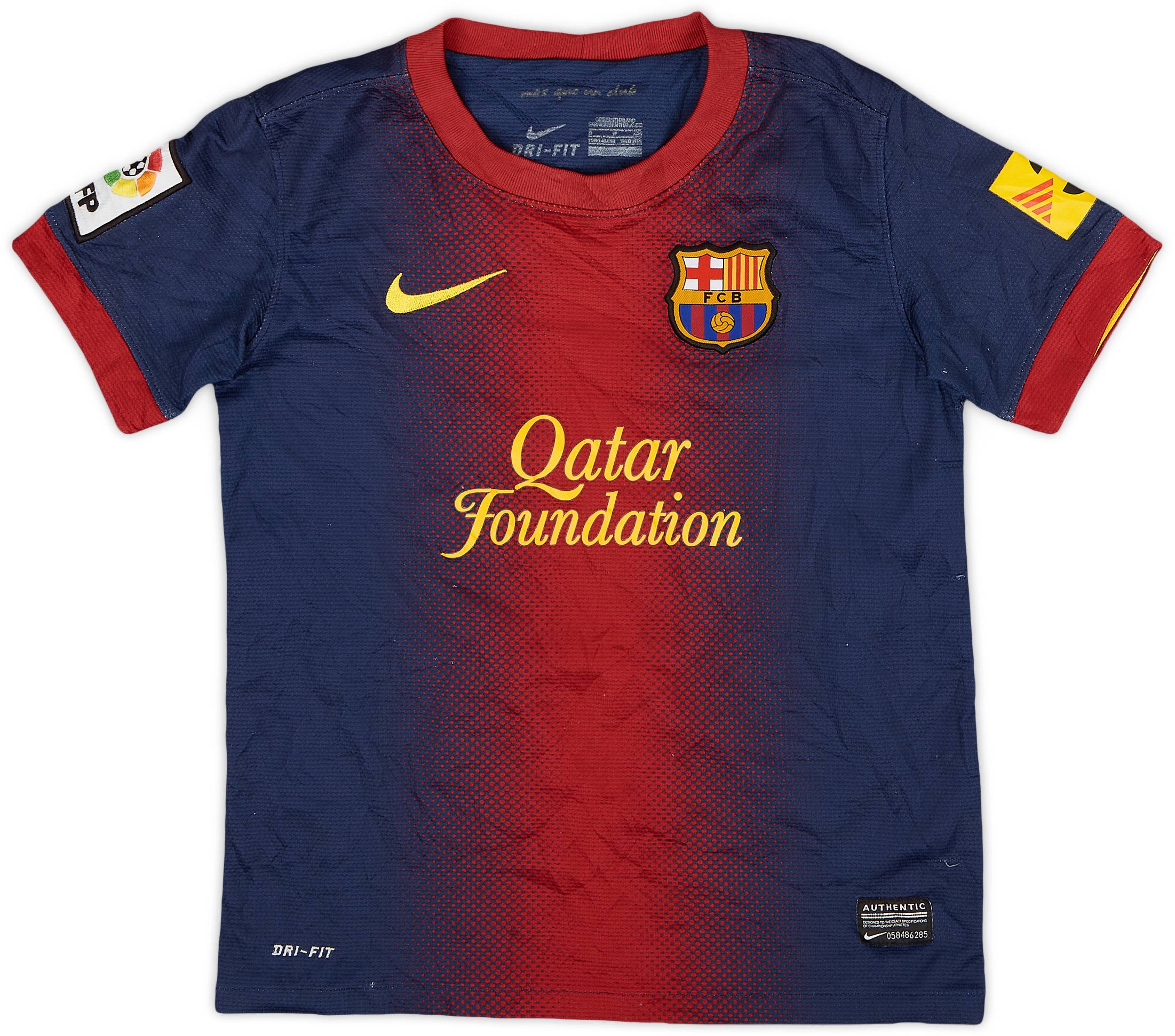 2012-13 Barcelona Home Shirt - 7/10 - (S.Boys)
