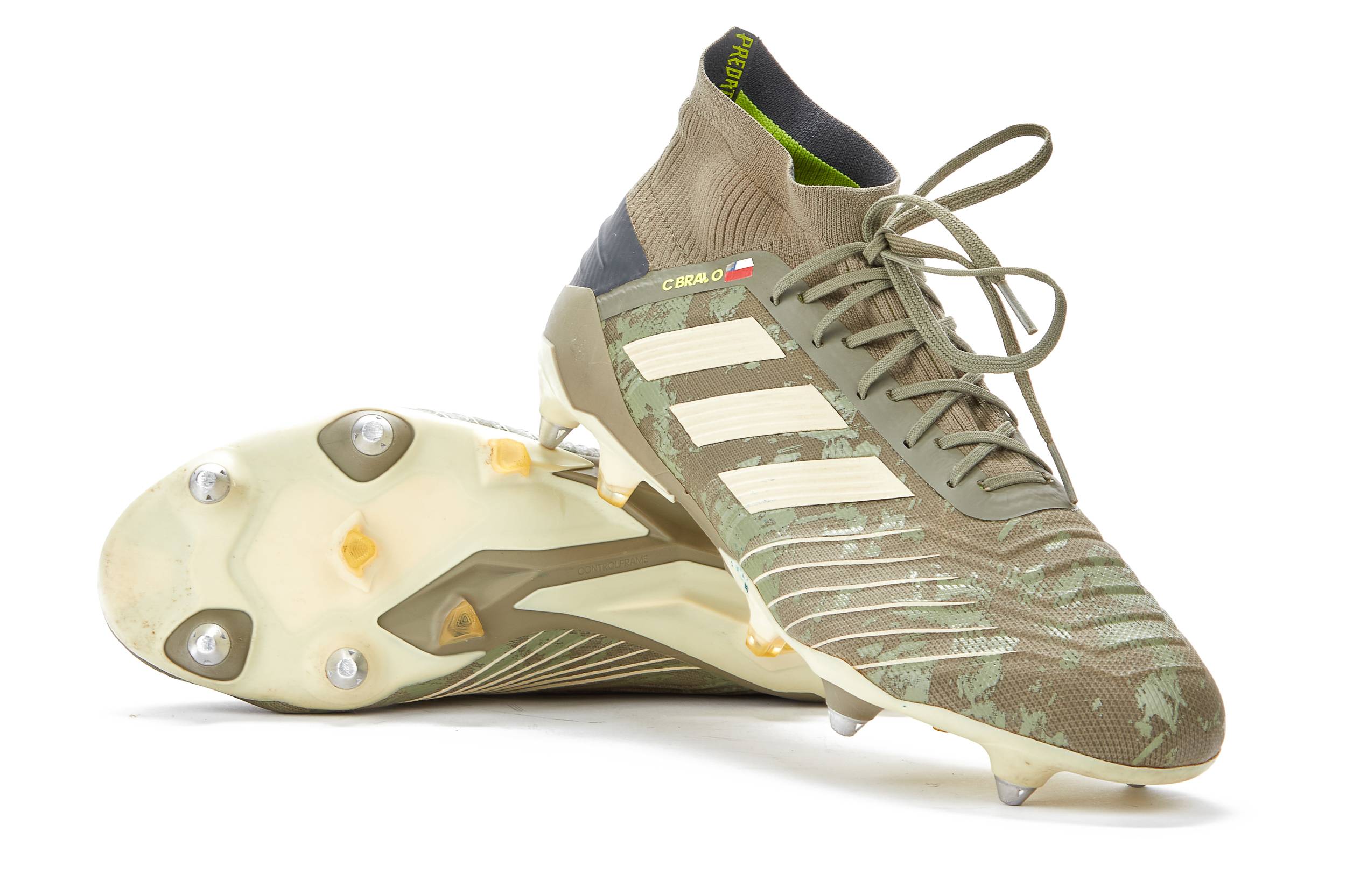 2019 Adidas Match Worn Predator 19.1 Football Boots Cluadio Bravo 7 10 SG 10