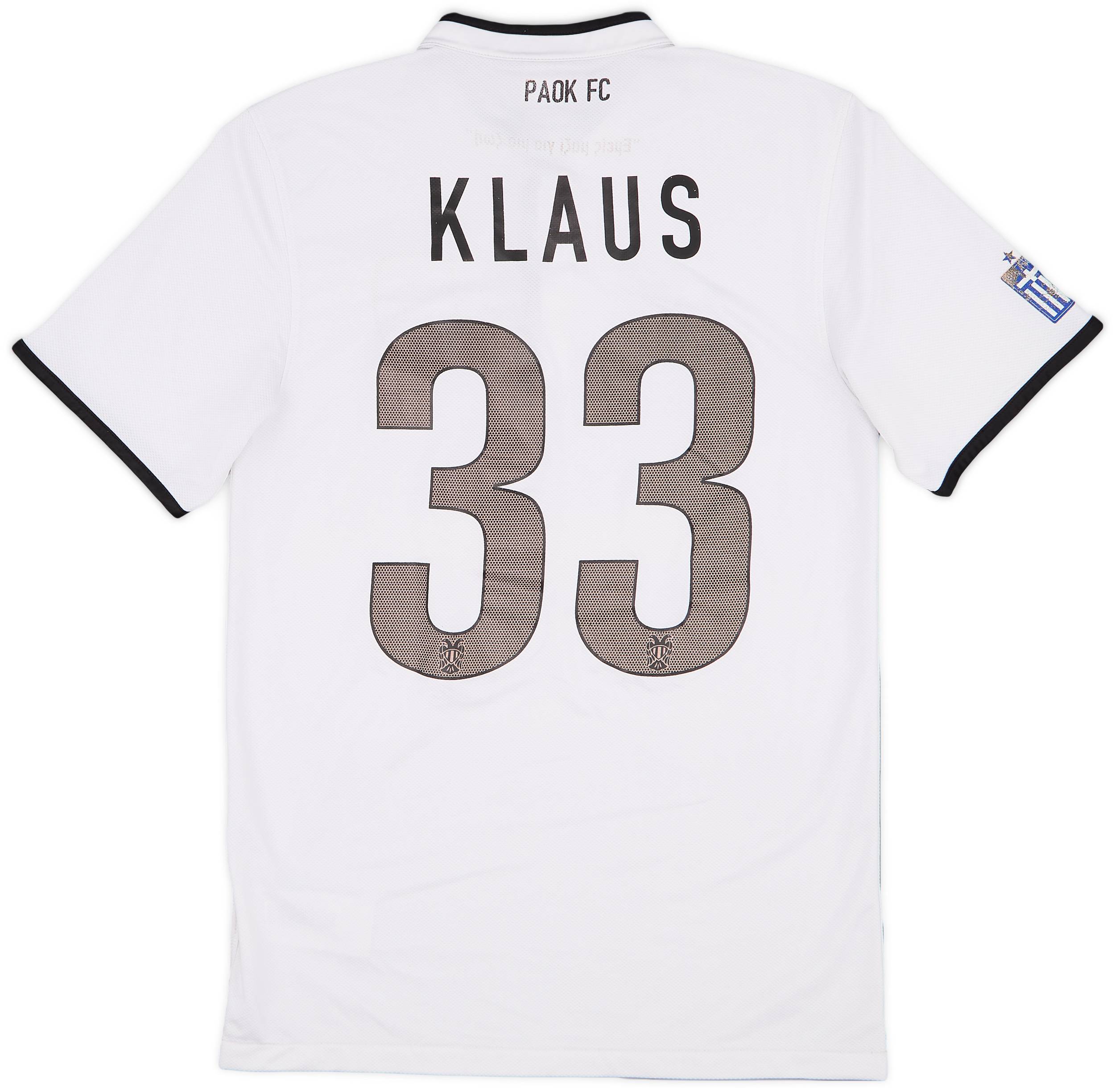 2013-14 PAOK Away Shirt Klaus #33 - 7/10 - (S)