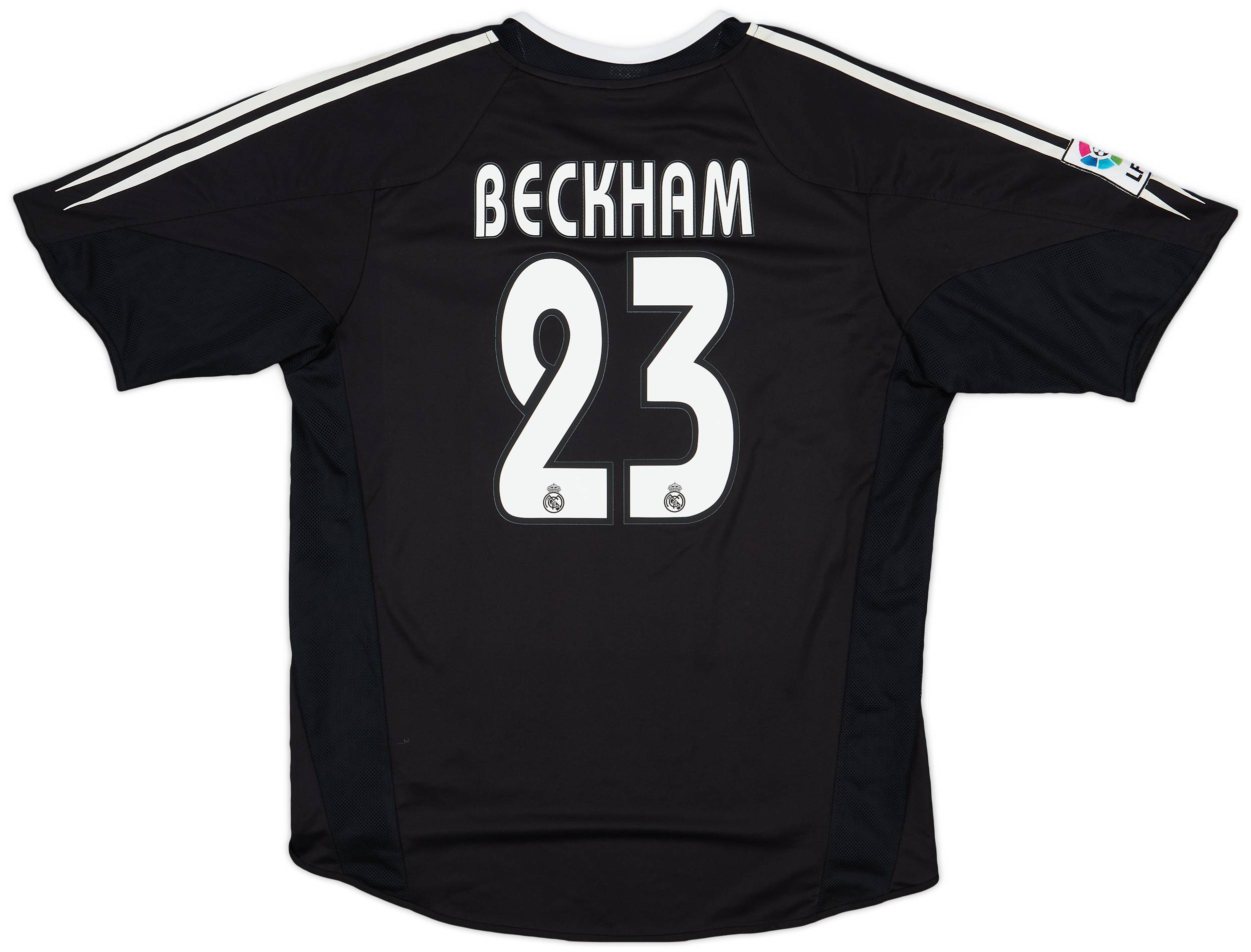 2004-05 Real Madrid Away Shirt Beckham #23 - 9/10 - (L)