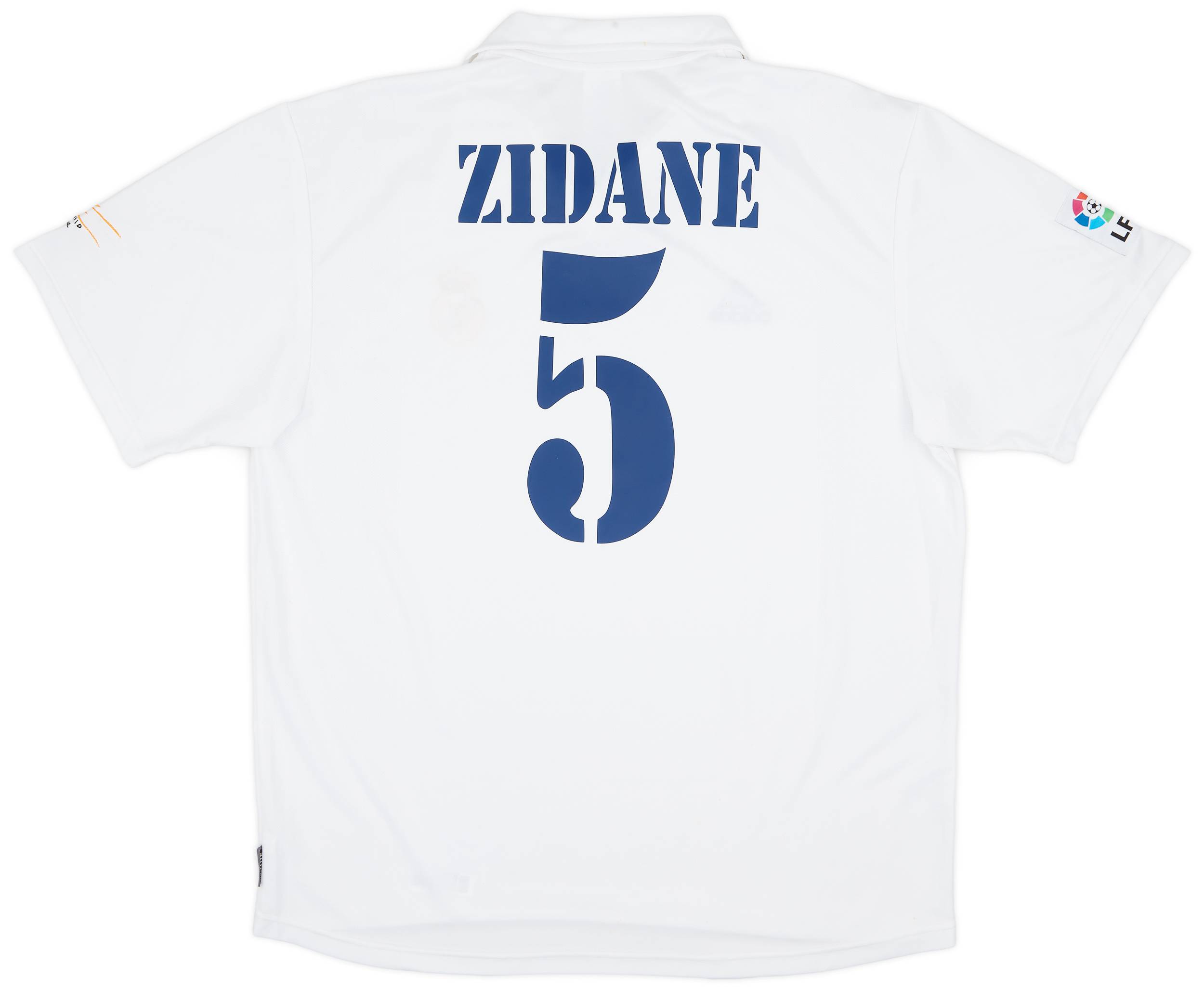 2001 Real Madrid Home Shirt Zidane #5 - 6/10 - (XL)