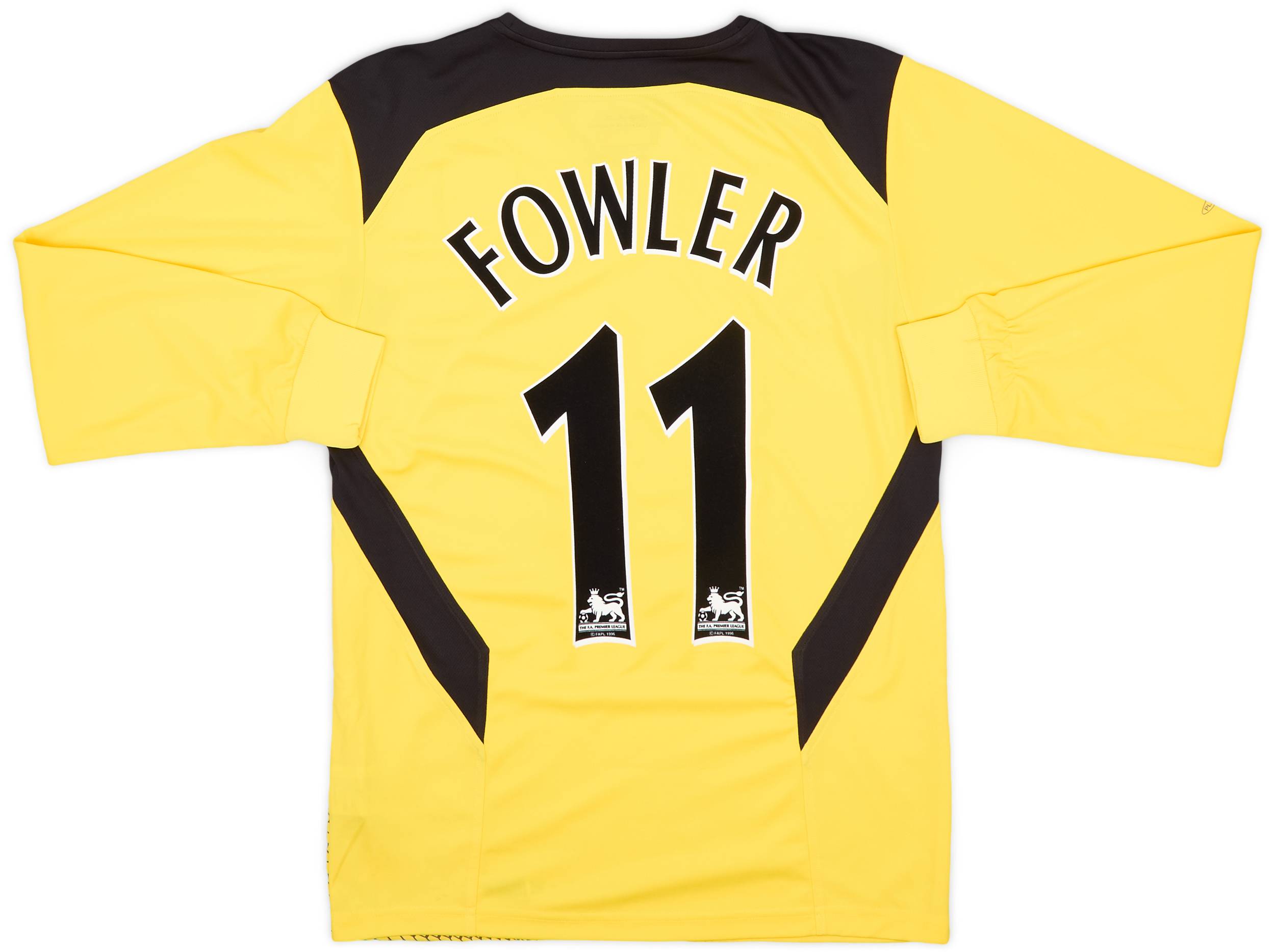 2004-06 Liverpool Away L/S Shirt Fowler #11 - 9/10 - (S)