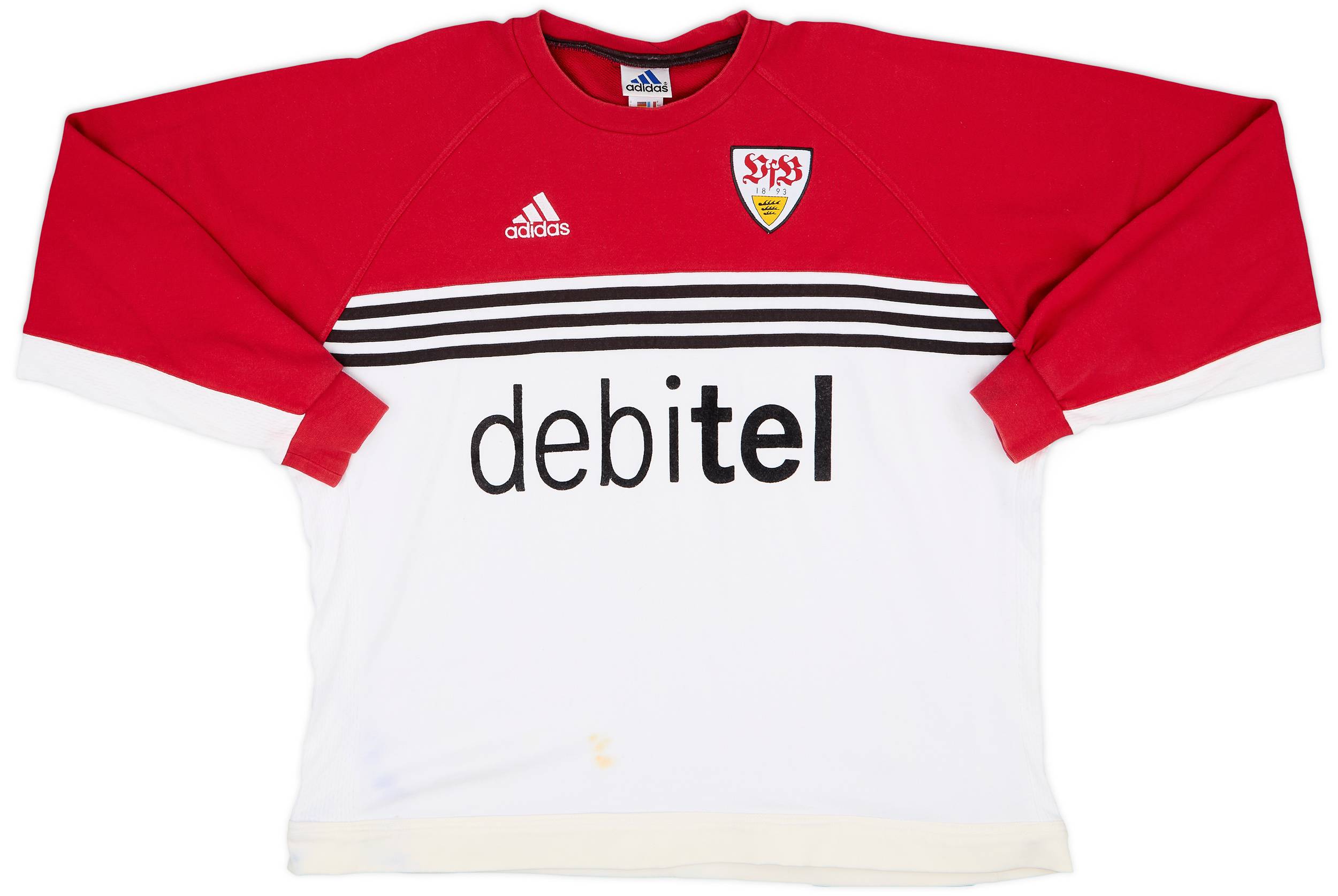 1998-00 Stuttgart adidas Sweat Top - 6/10 - (L)
