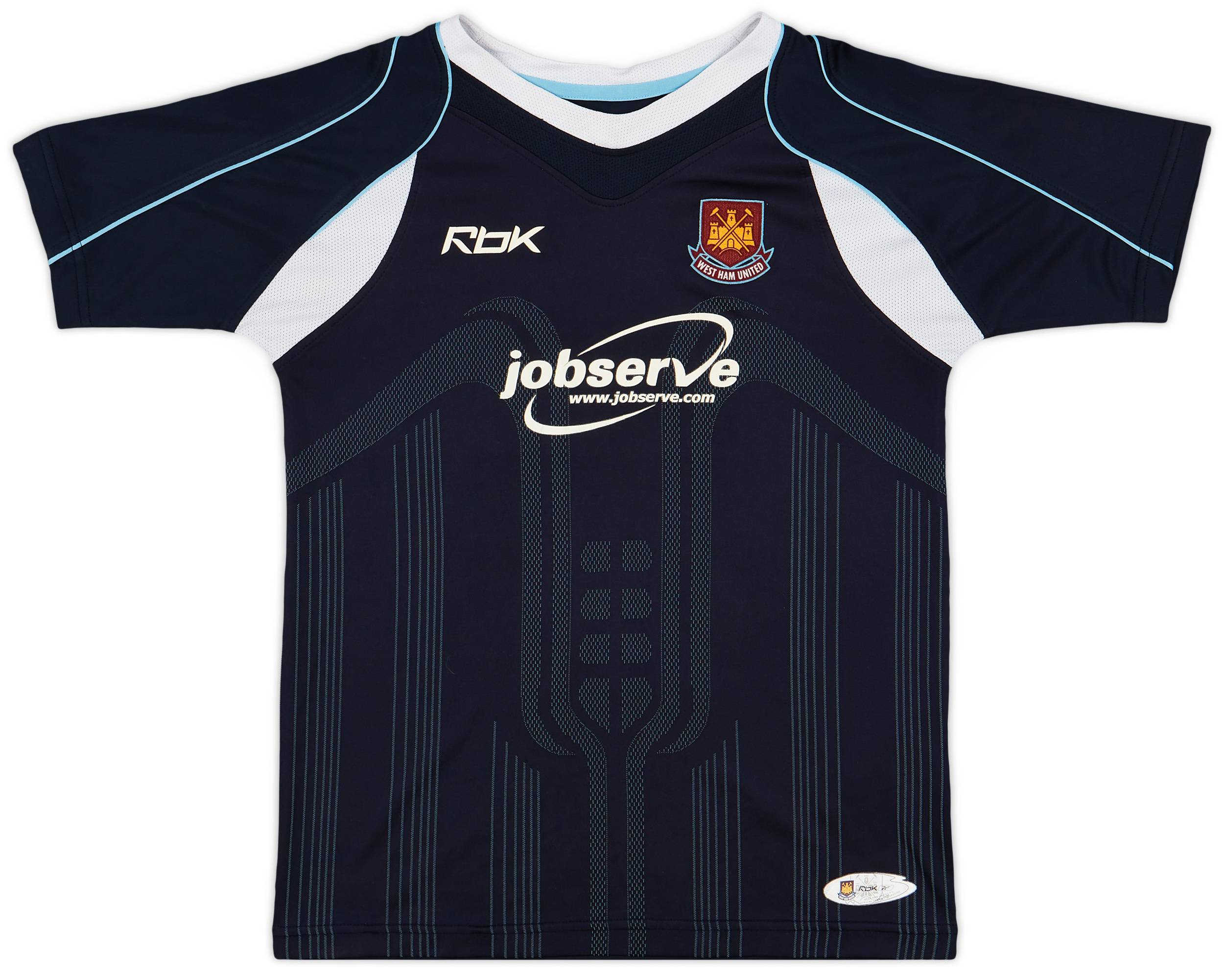 2006-07 West Ham Away Shirt - 7/10 - (L.Boys)