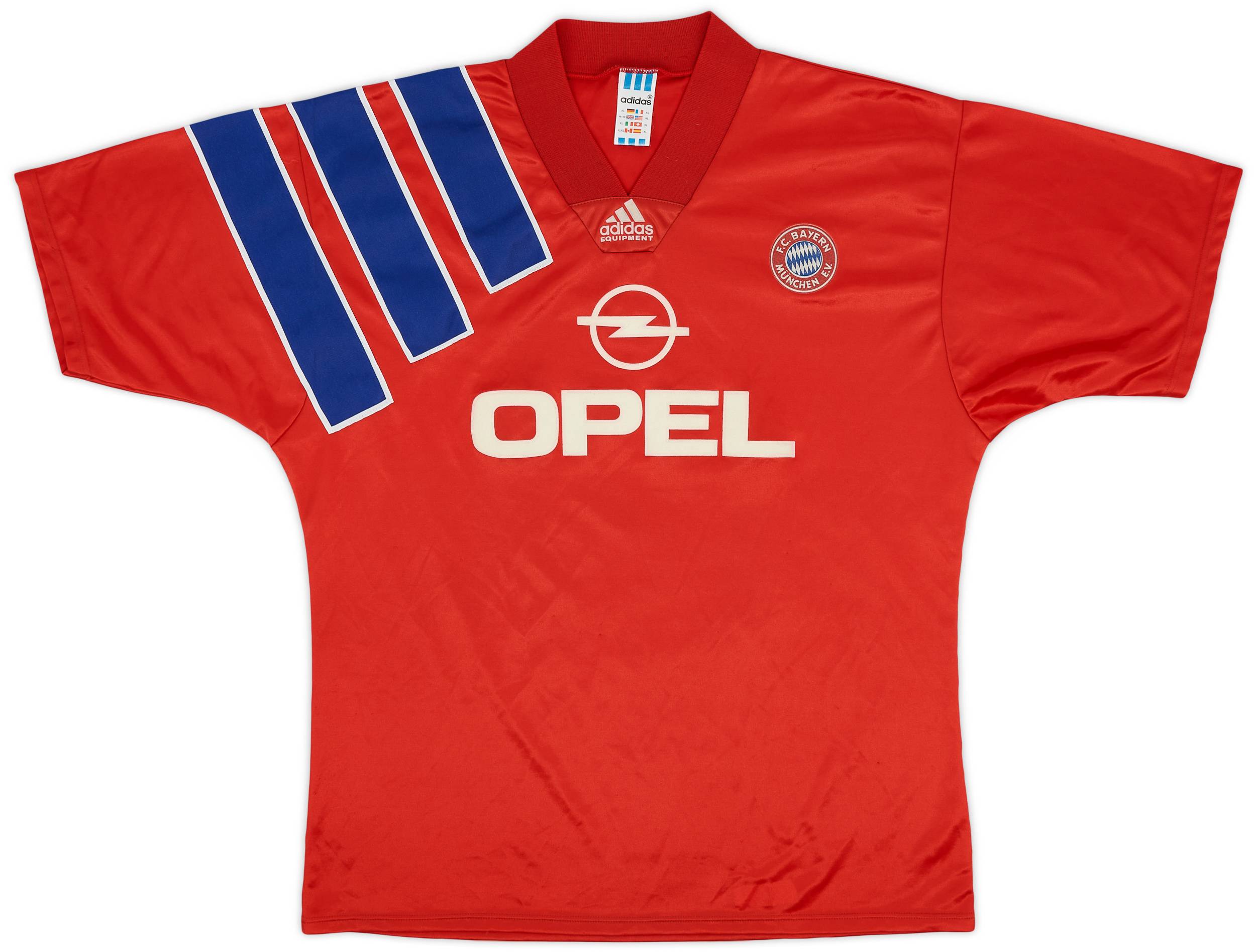 1991-93 Bayern Munich Home Shirt - 8/10 - (XL)