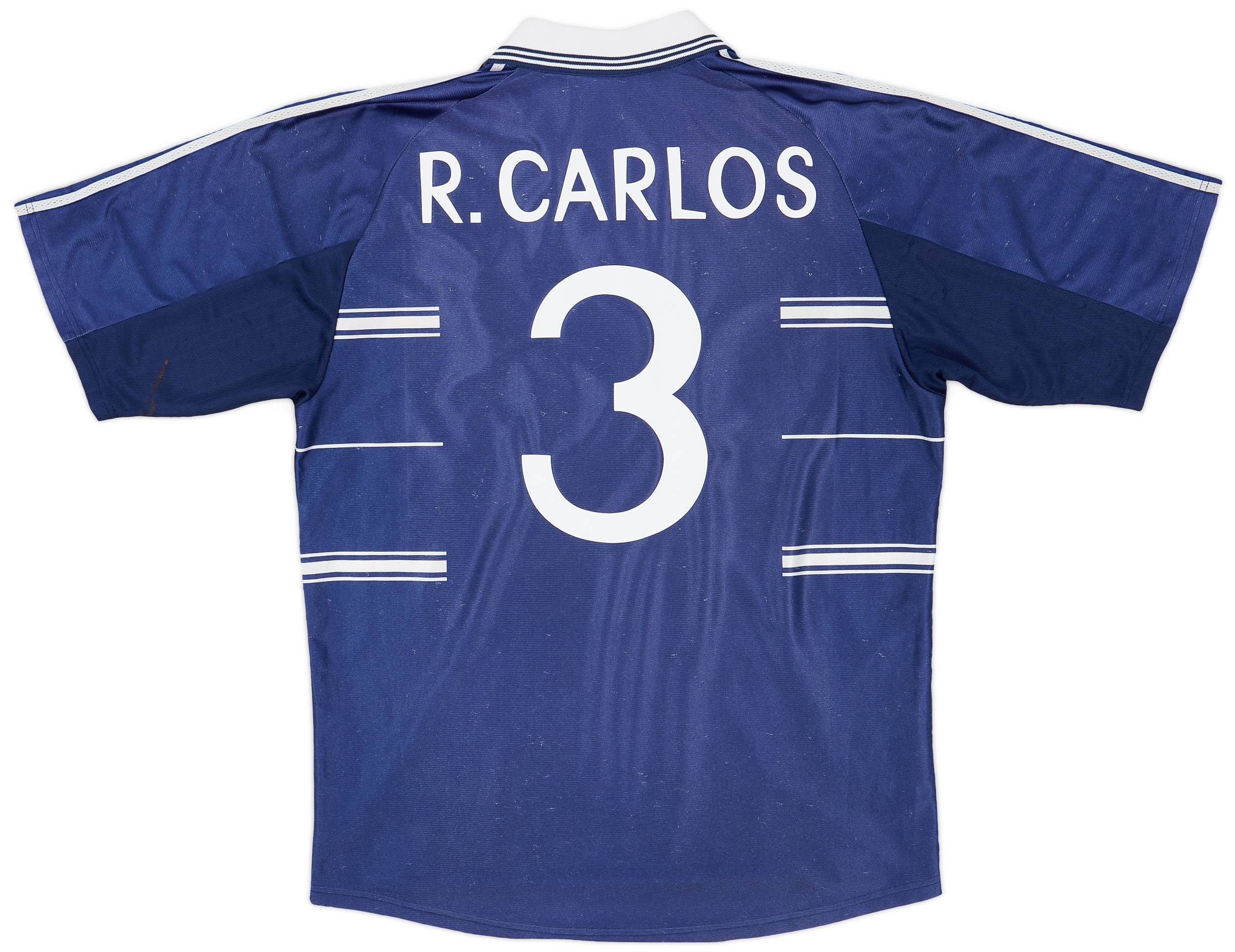 1998-99 Real Madrid Away Shirt R.Carlos #3 - 6/10 - (XL)