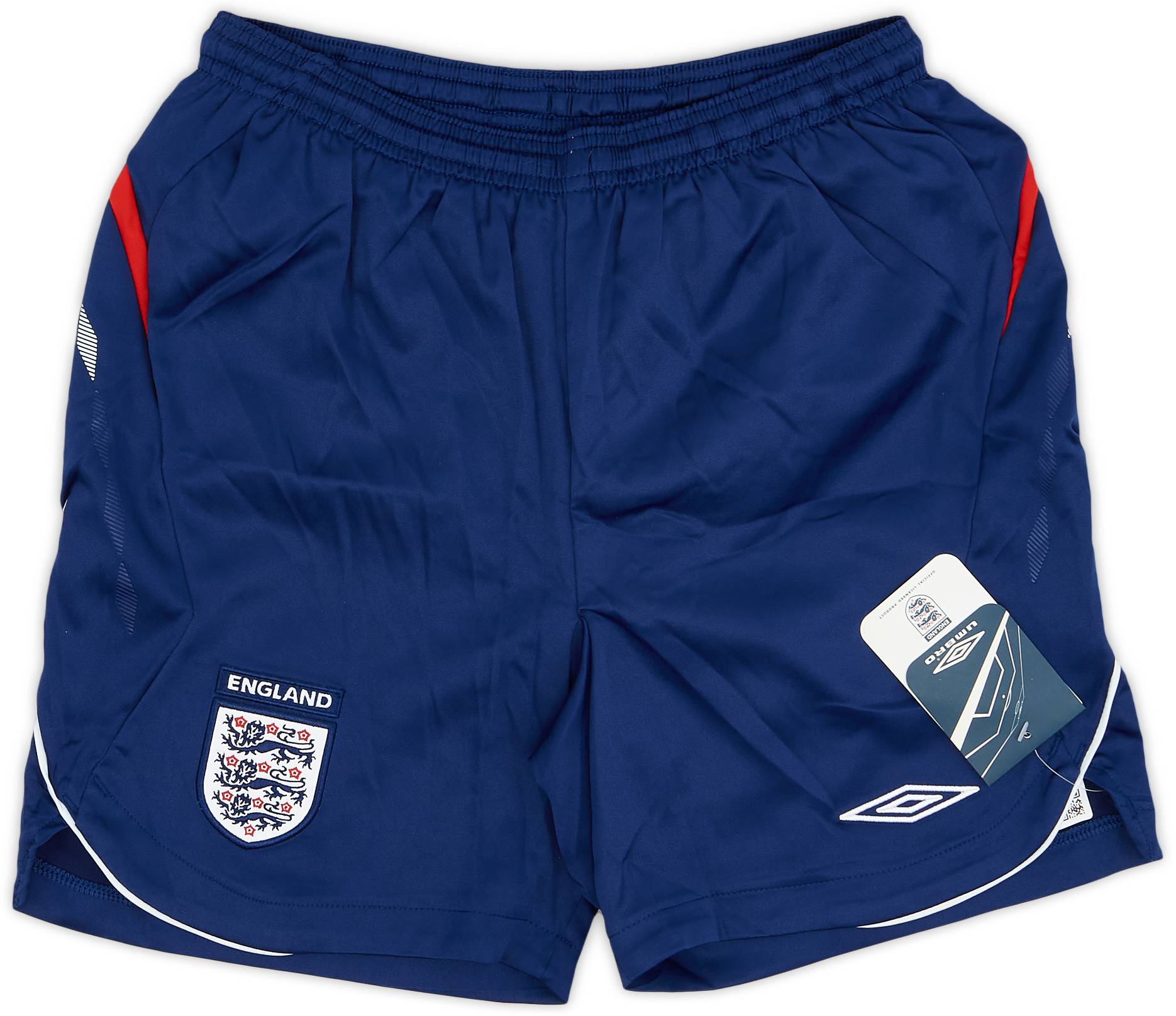 2007-09 England Home Shorts (XL.Boys)