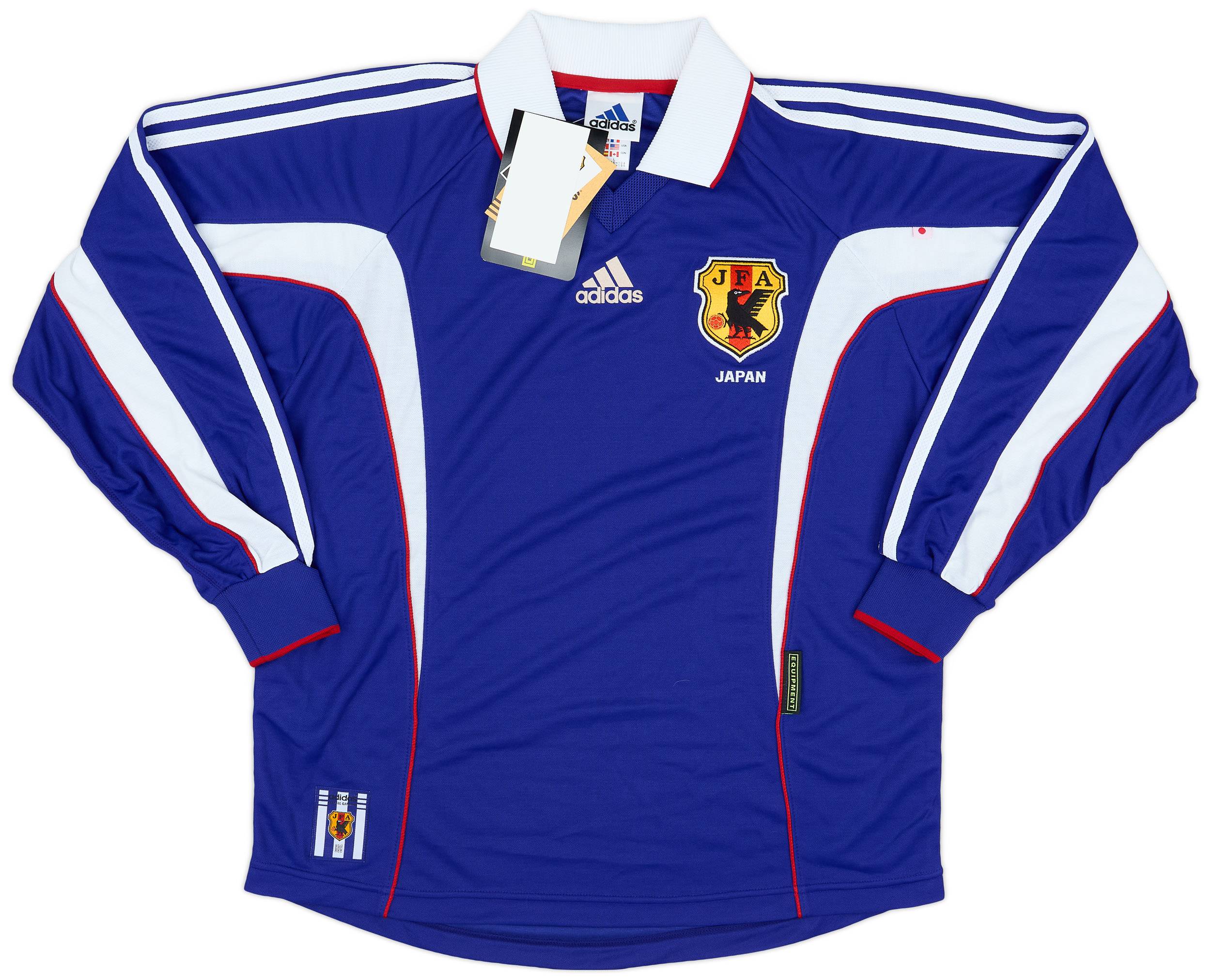 1999-00 Japan Player Issue Home L/S Shirt (L)