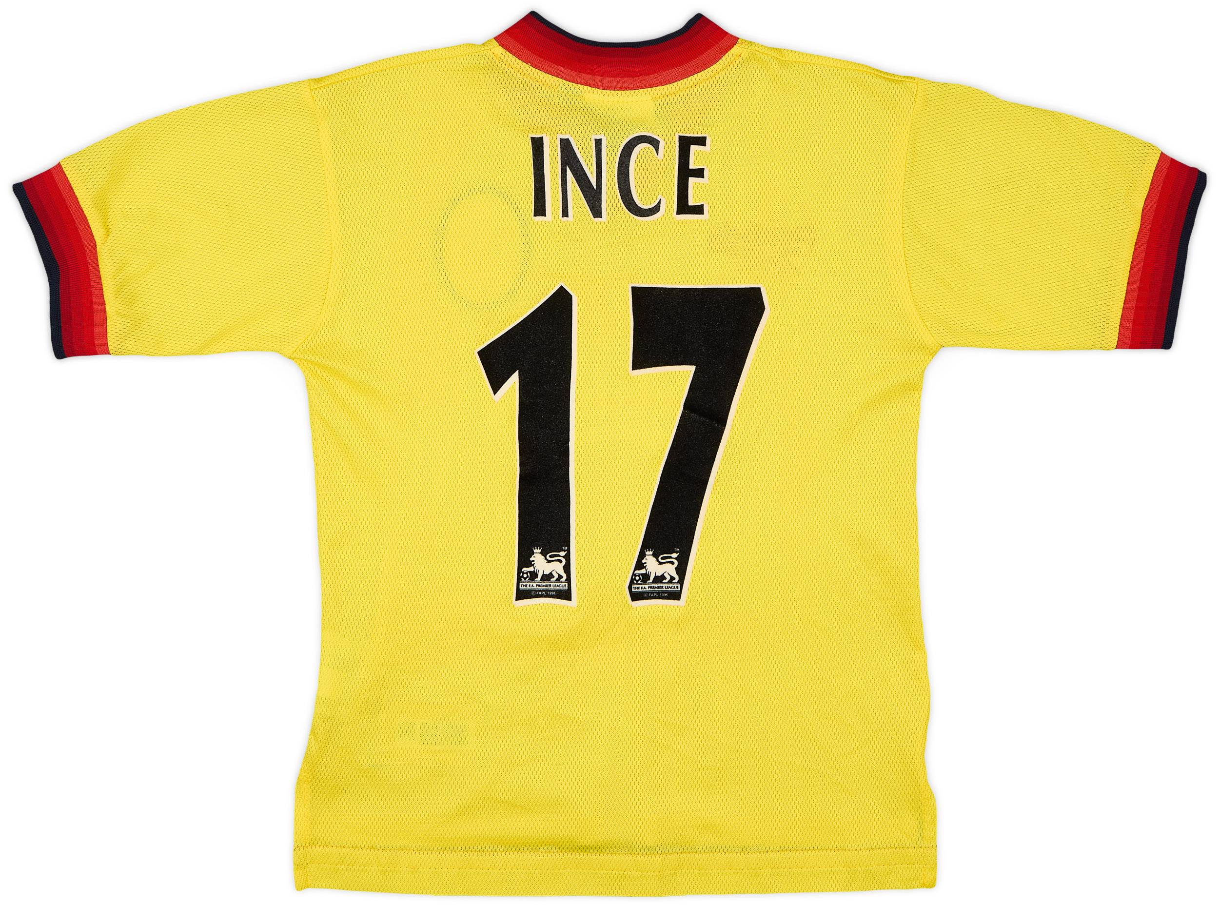 1997-99 Liverpool Away Shirt Ince #17 - 9/10 - (M.Boys)