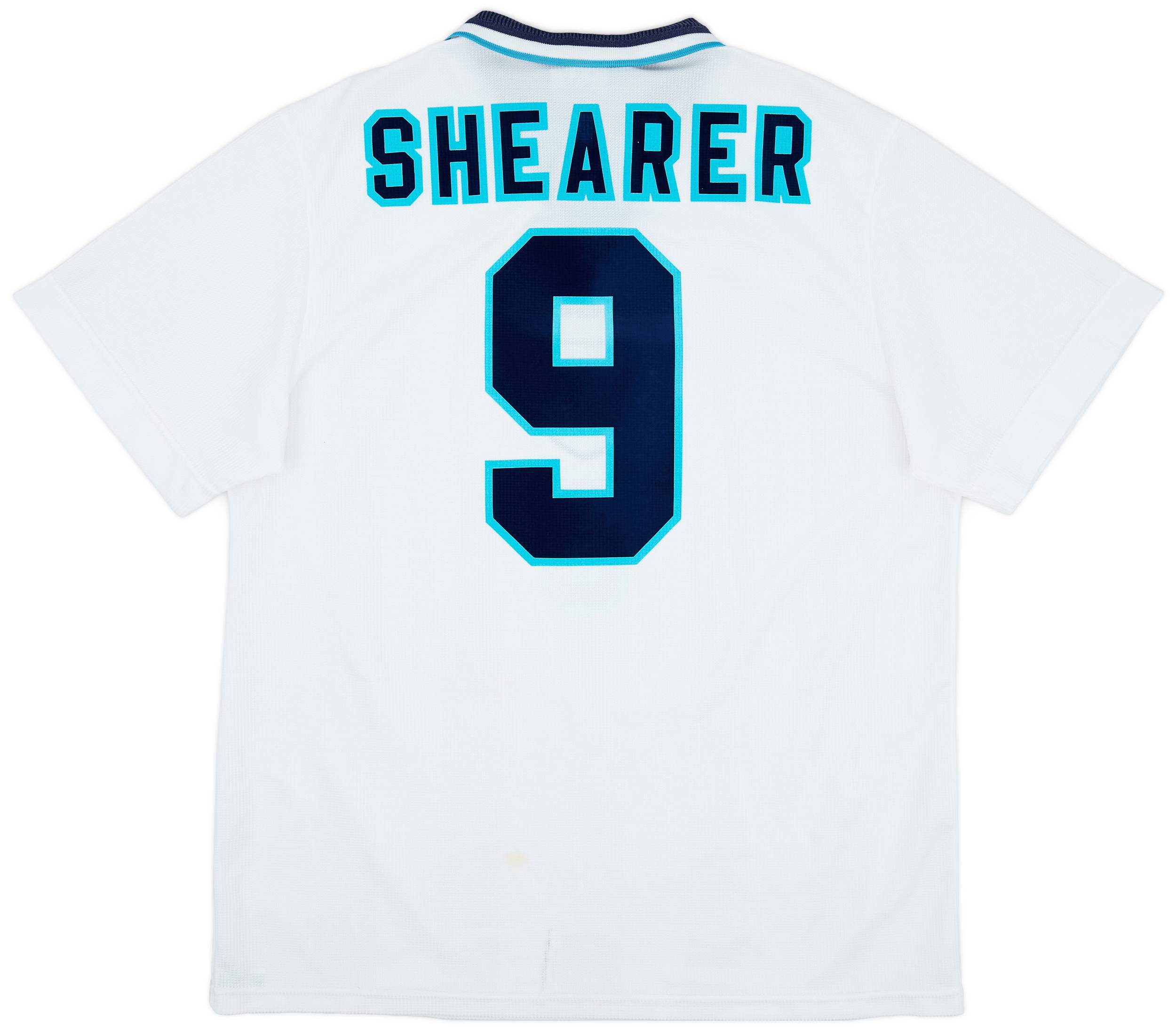 1995-97 England Home Shirt Shearer #9 - 8/10 - (XL)