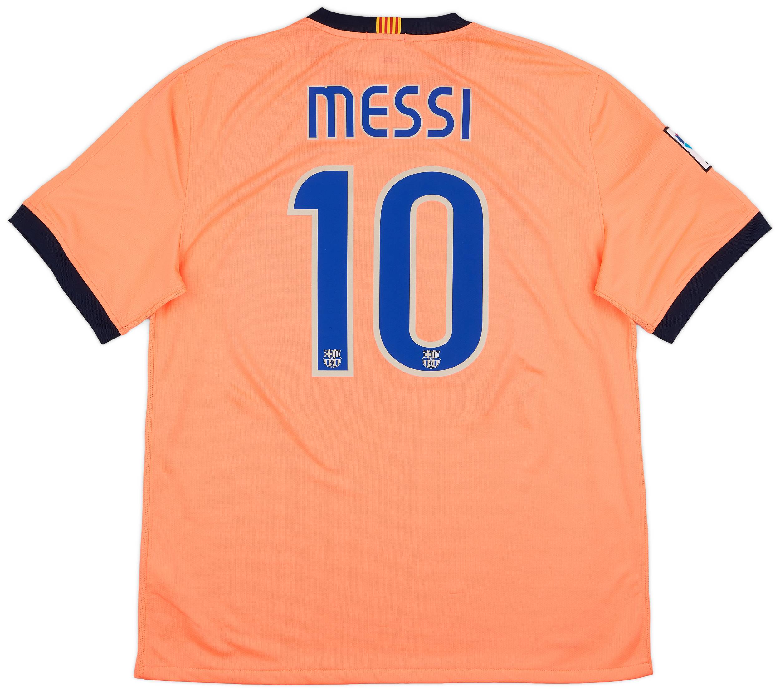 2009-10 Barcelona Away Shirt Messi #10 - 9/10 - (XL)