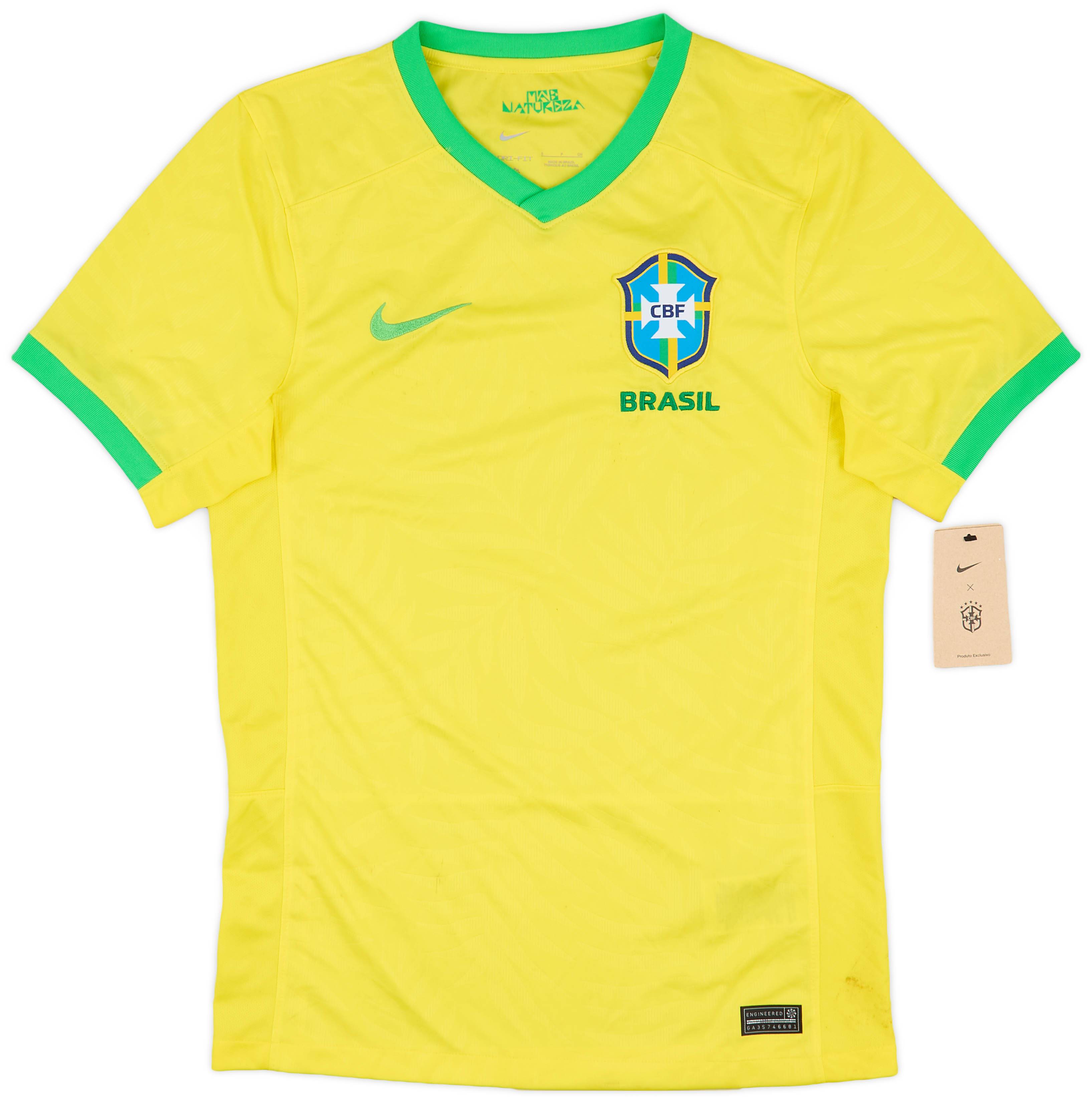 2023-24 Brazil Women Home Shirt (Men's S)