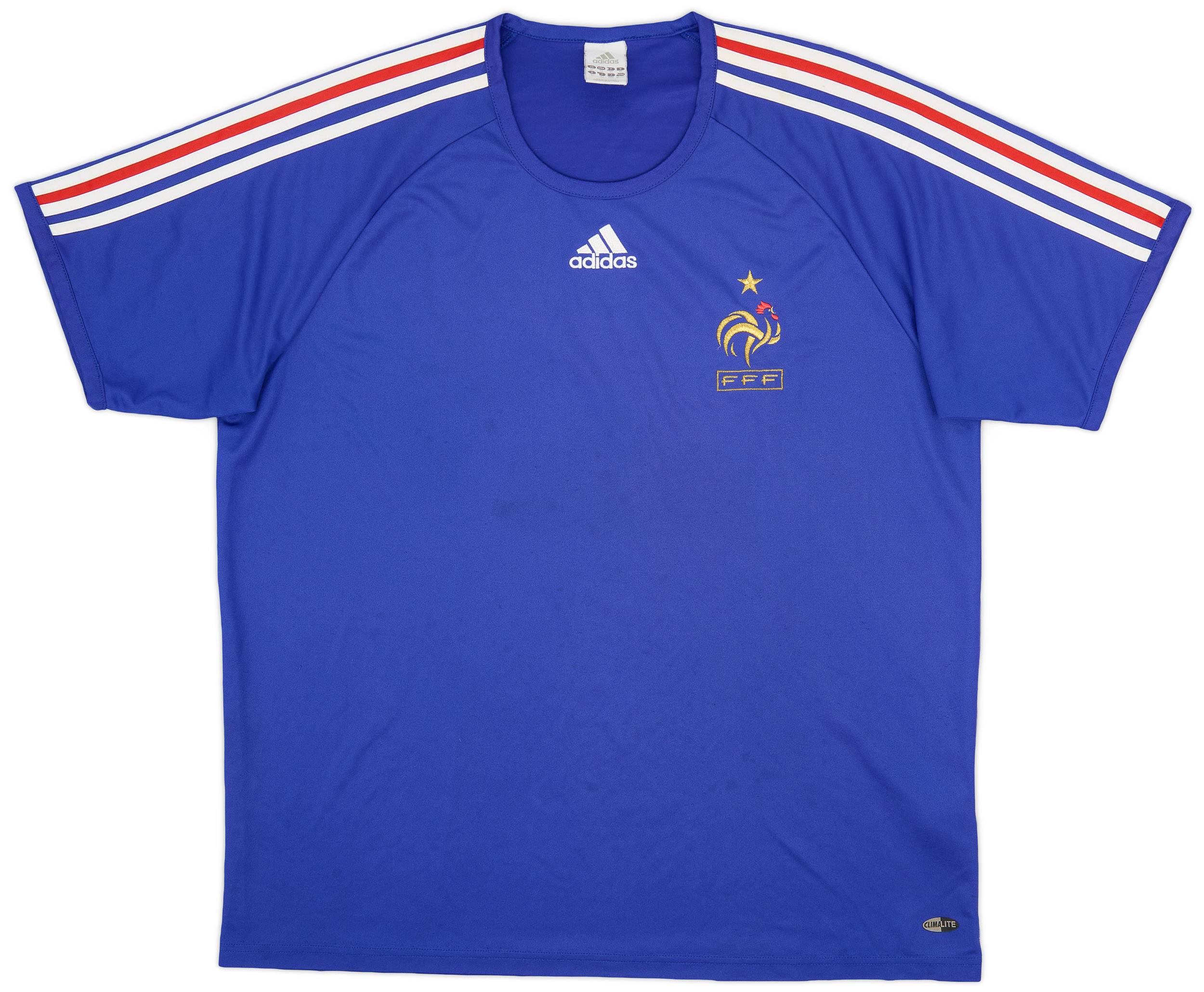 2008-09 France adidas Training Shirt - 9/10 - (XL)