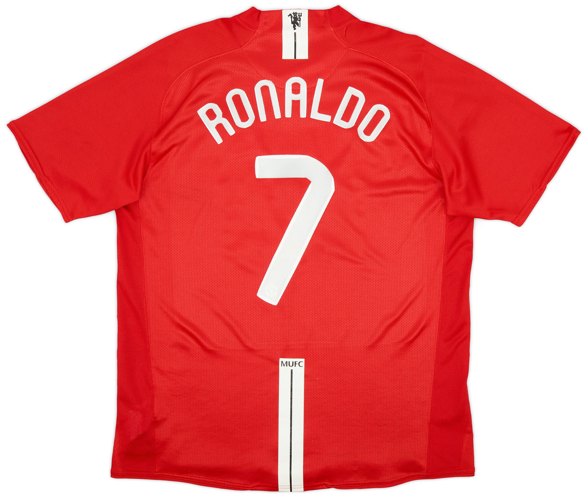 2007-09 Manchester United Home Shirt Ronaldo #7 - 9/10 - (L)