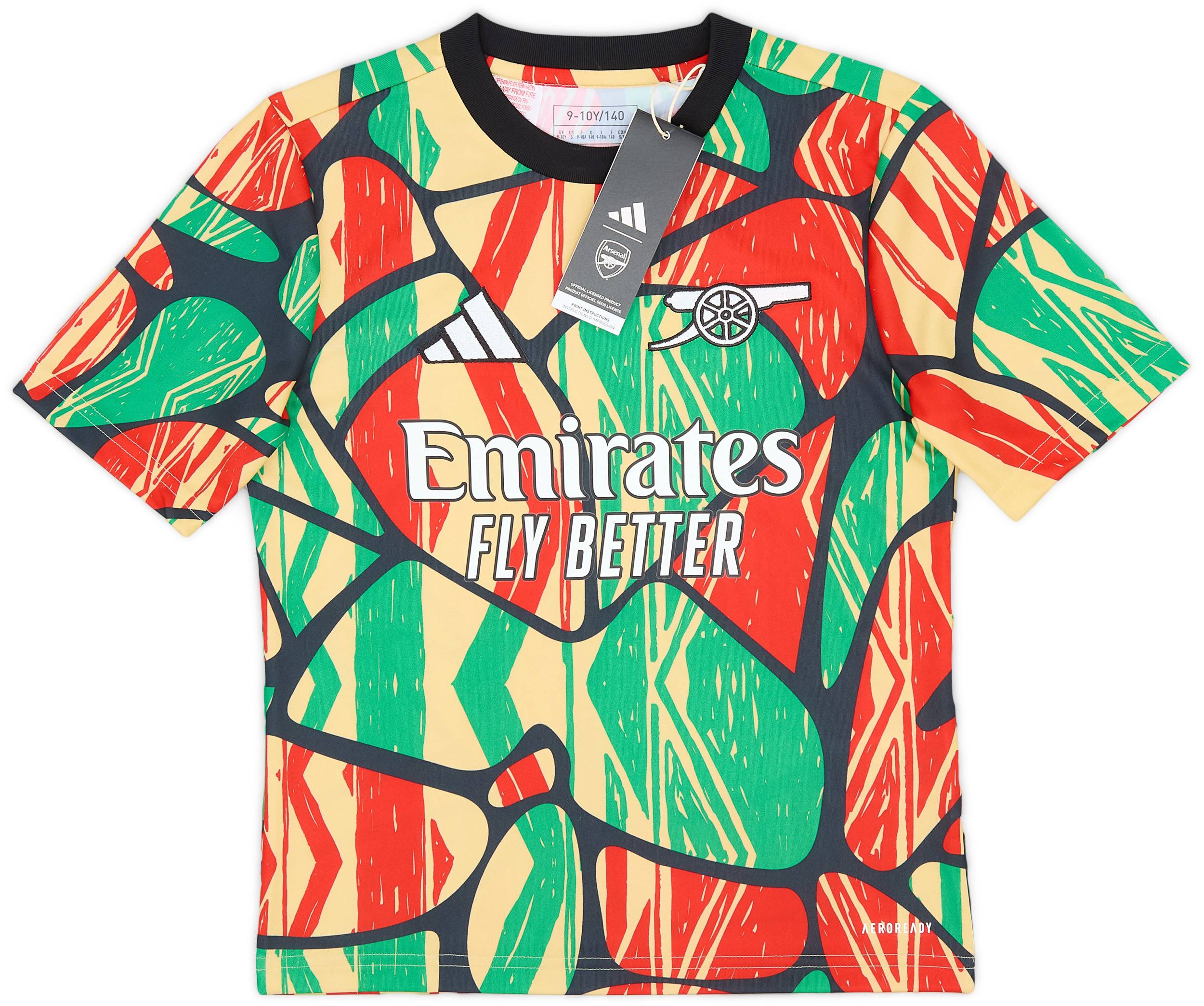 2024 25 Arsenal adidas Pre Match Shirt KIDS