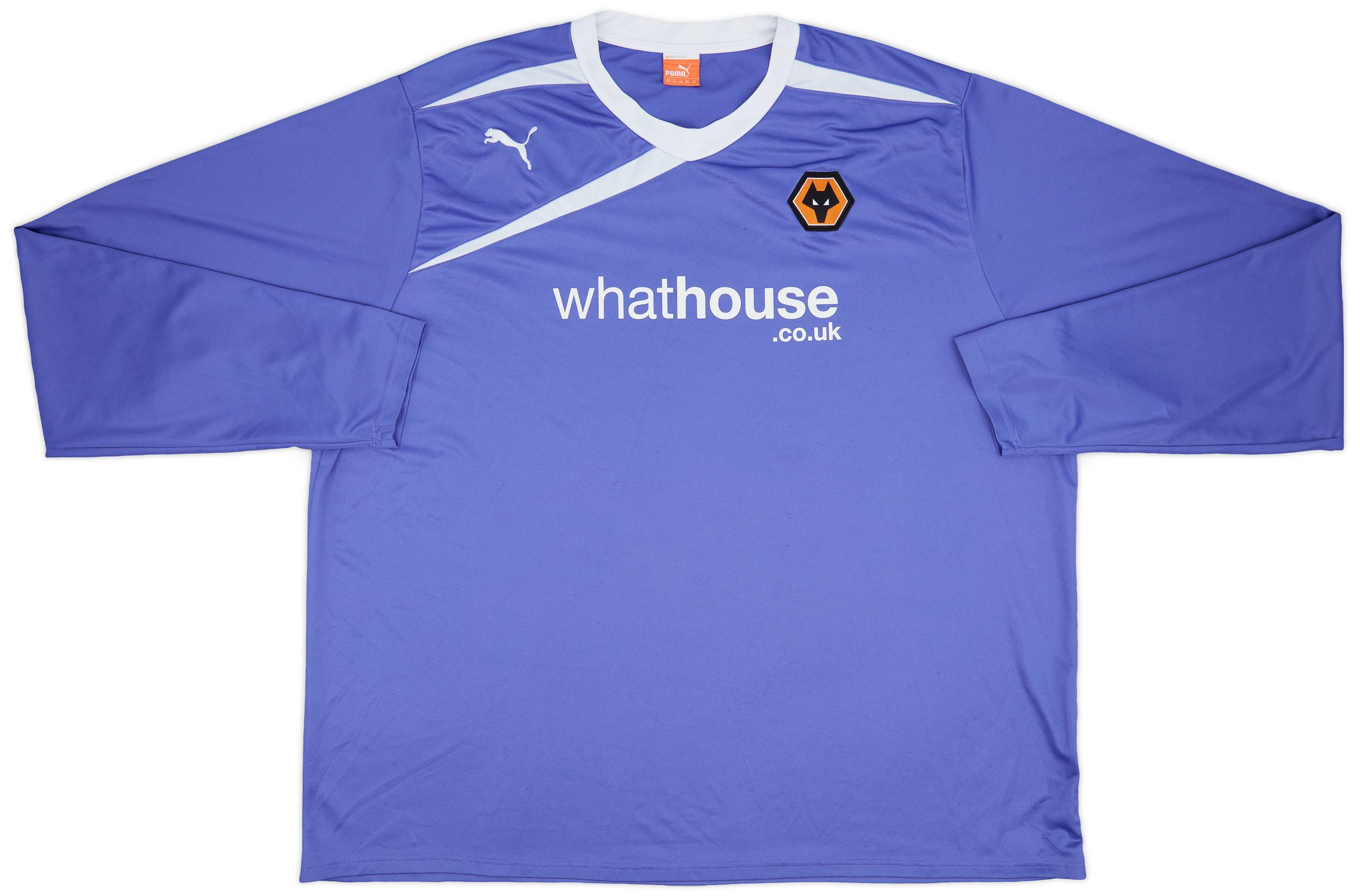 2013-14 Wolves Away L/S Shirt - 8/10 - (6XL)