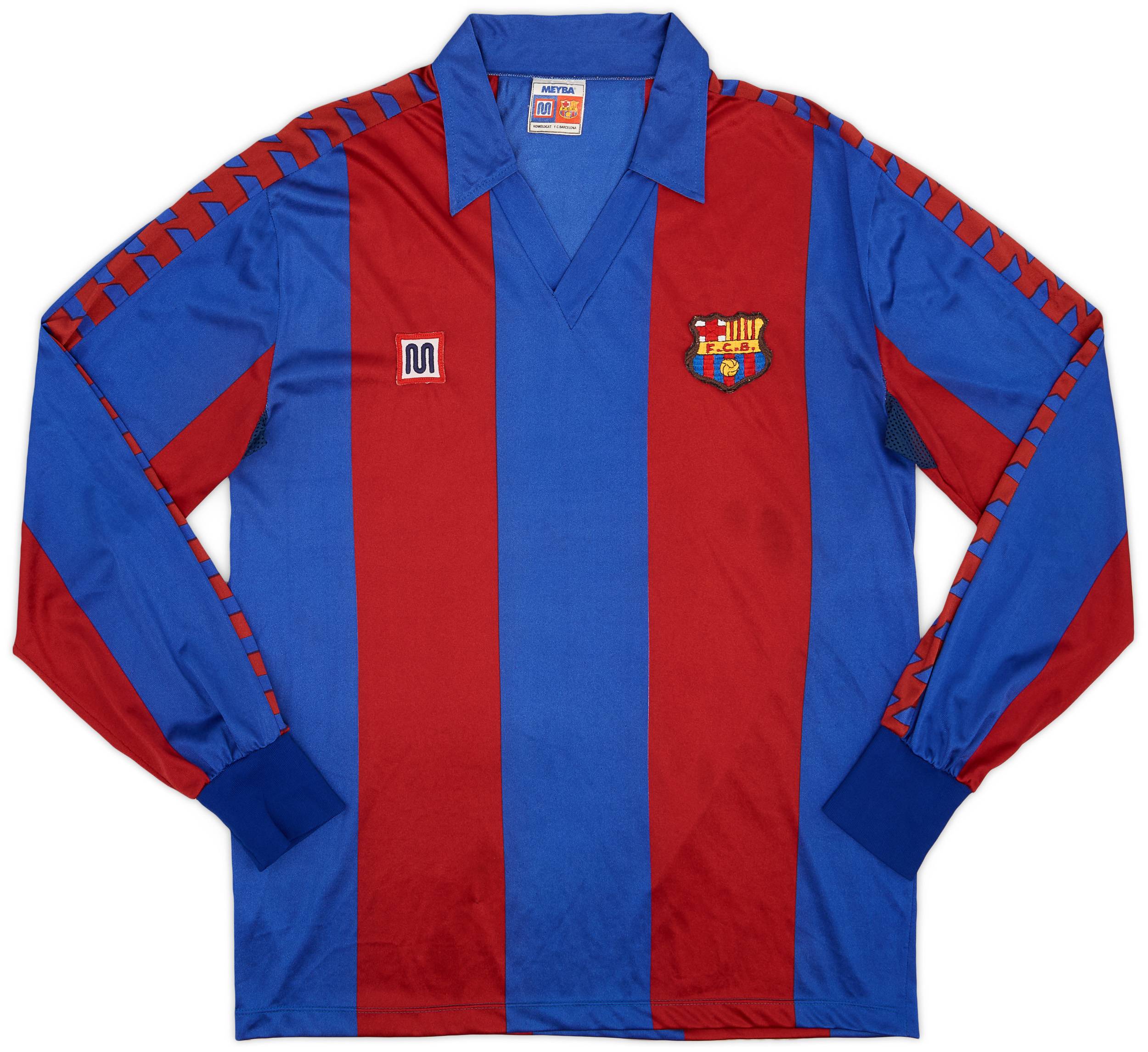 1984-89 Barcelona Home L/S Shirt - 5/10 - (M)