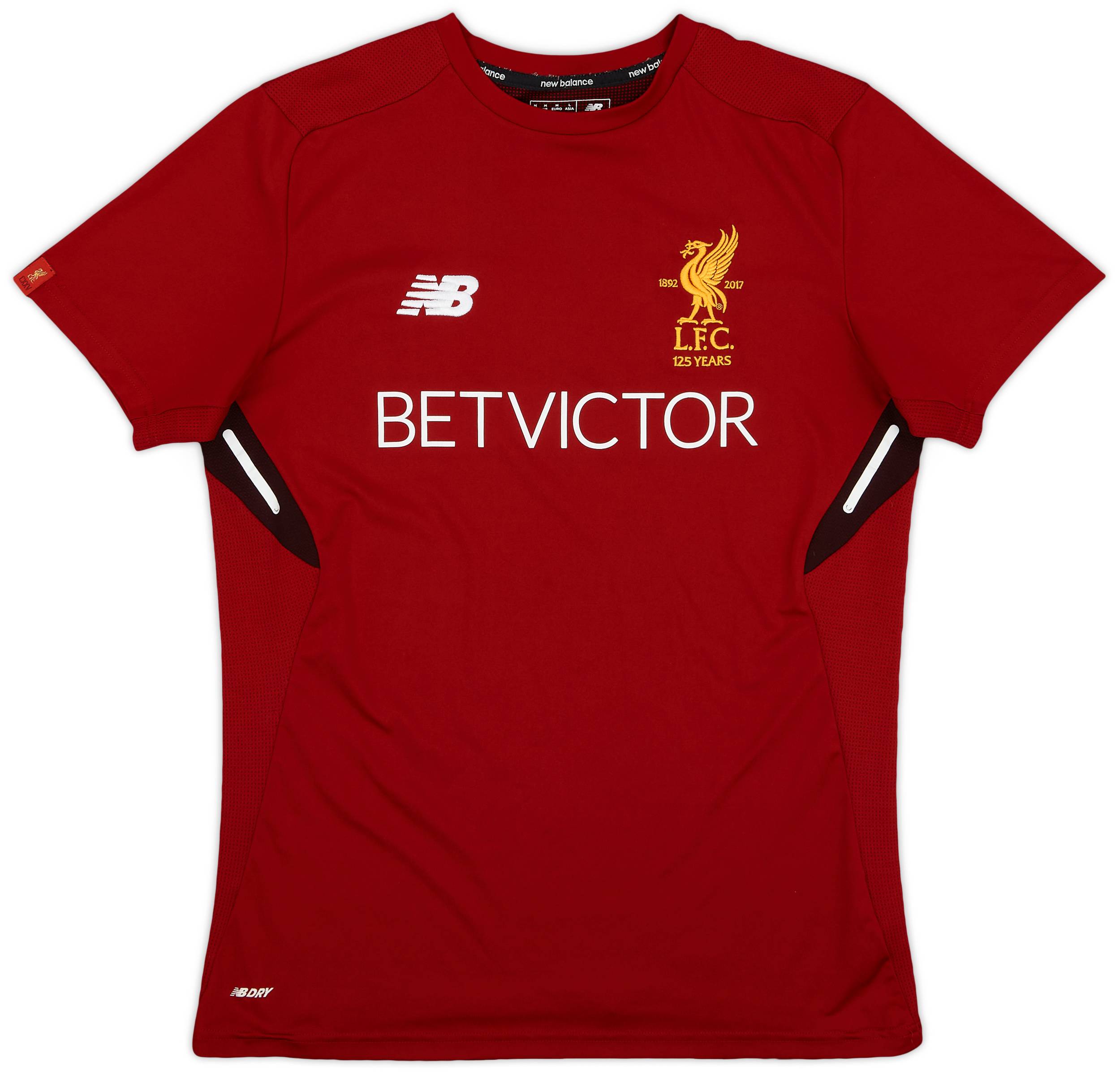 2017-18 Liverpool New Balance Training Shirt - 8/10 - (M)
