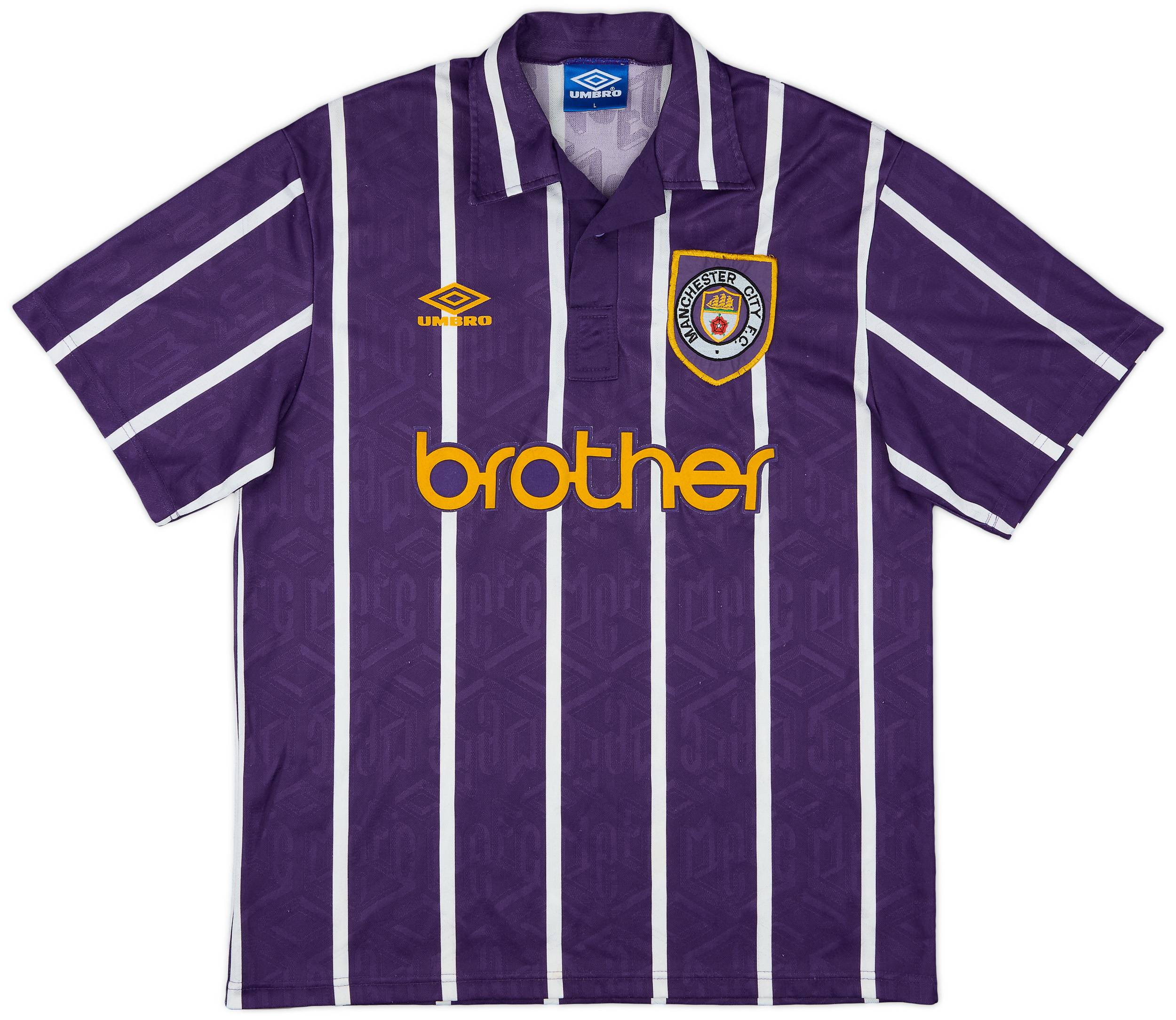 1993-94 Manchester City Away Shirt - 9/10 - (L)