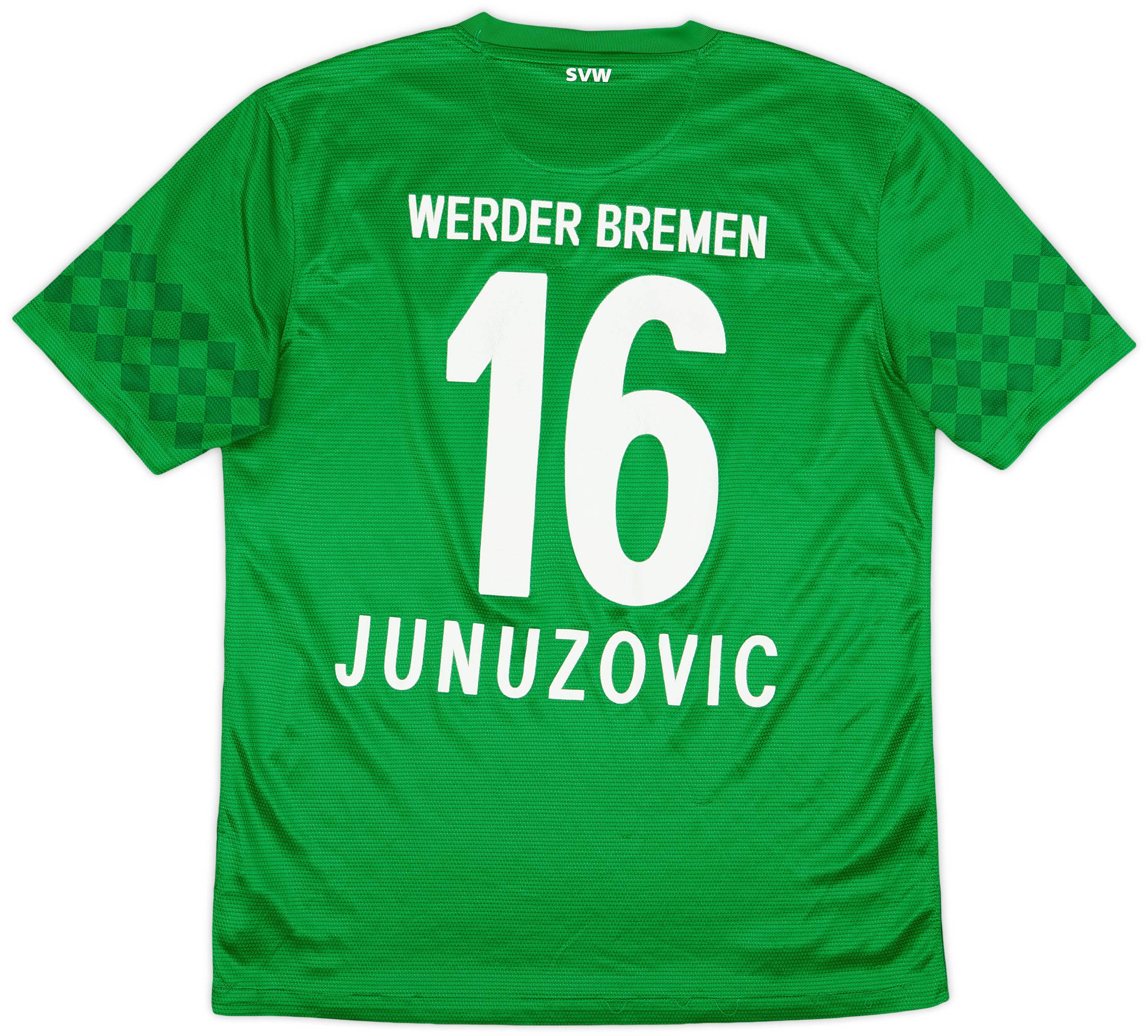 2012-13 Werder Bremen Home Shirt Junuzovic #16 - 6/10 - (M)