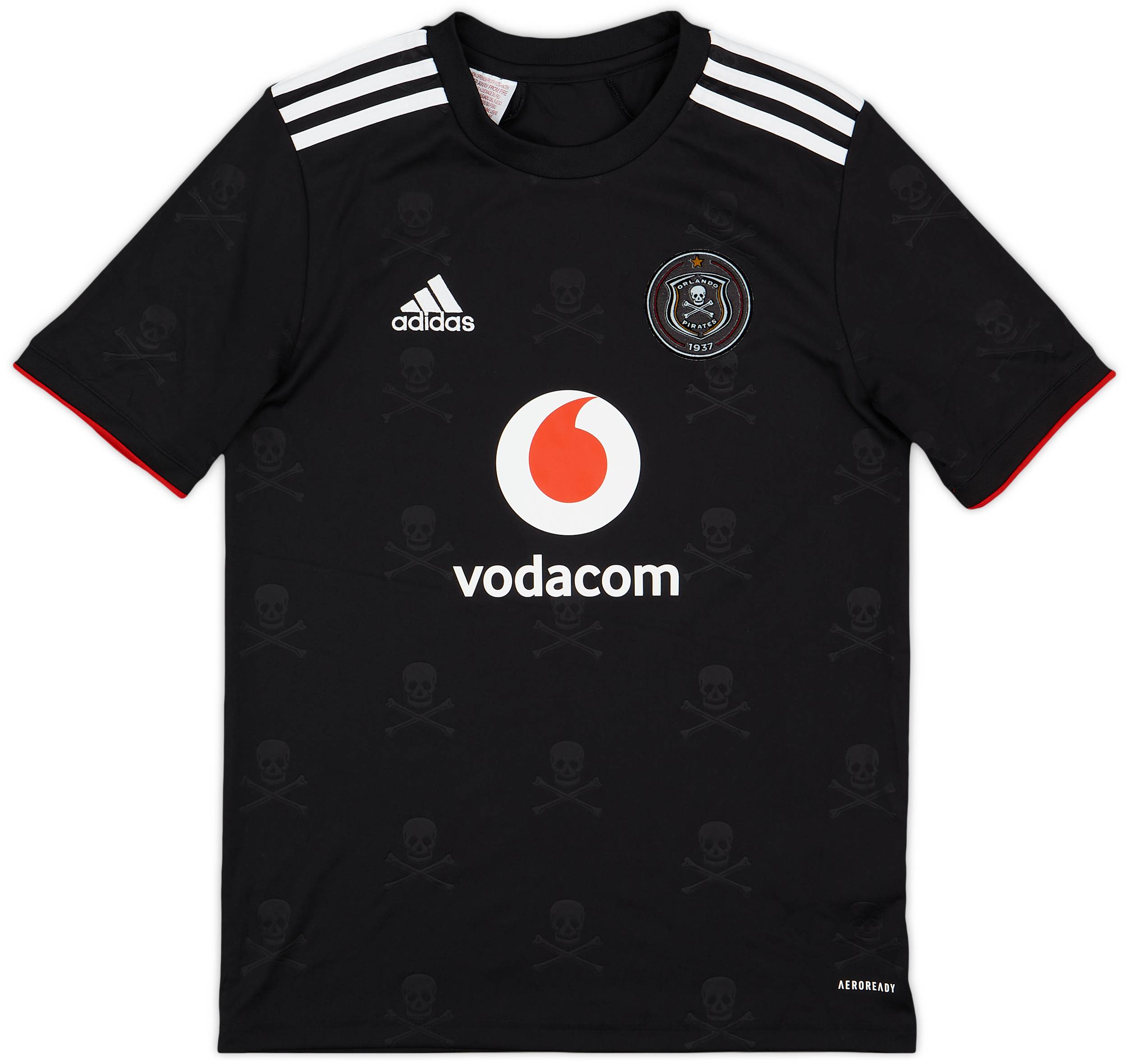2021-22 Orlando Pirates Home Shirt - 9/10 - (L.Boys)