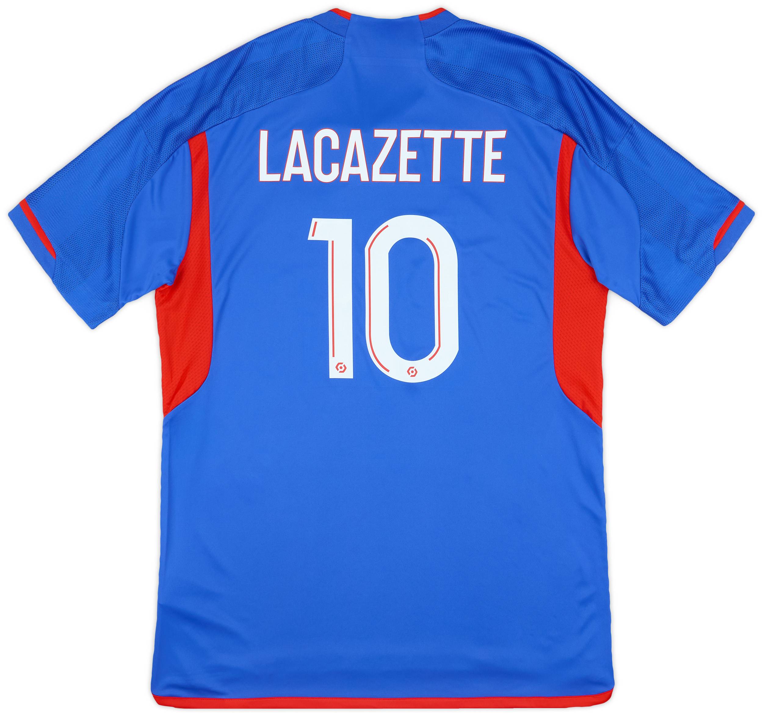 2023-24 Lyon Away Shirt Lacazette #10